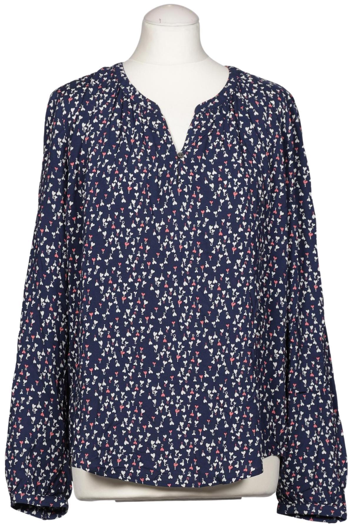 

edc by Esprit Damen Bluse, marineblau, Gr. 38