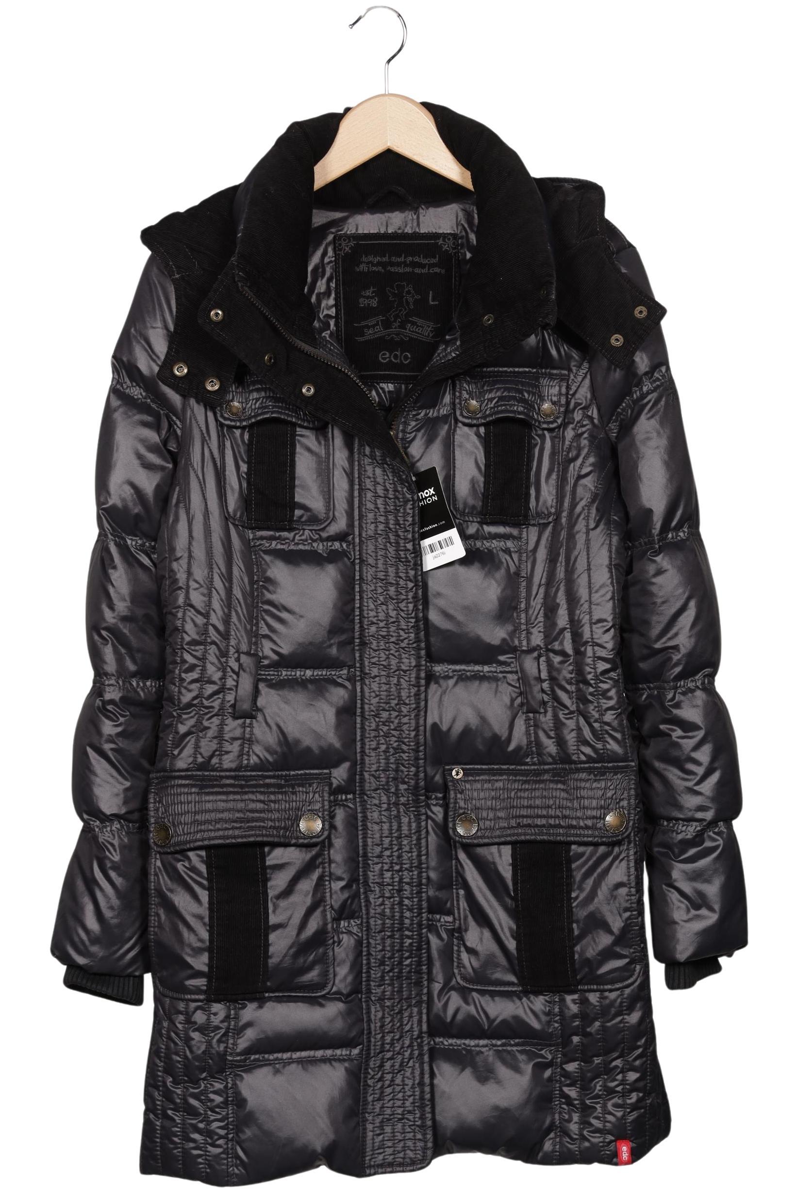 

edc by Esprit Damen Mantel, schwarz, Gr. 42