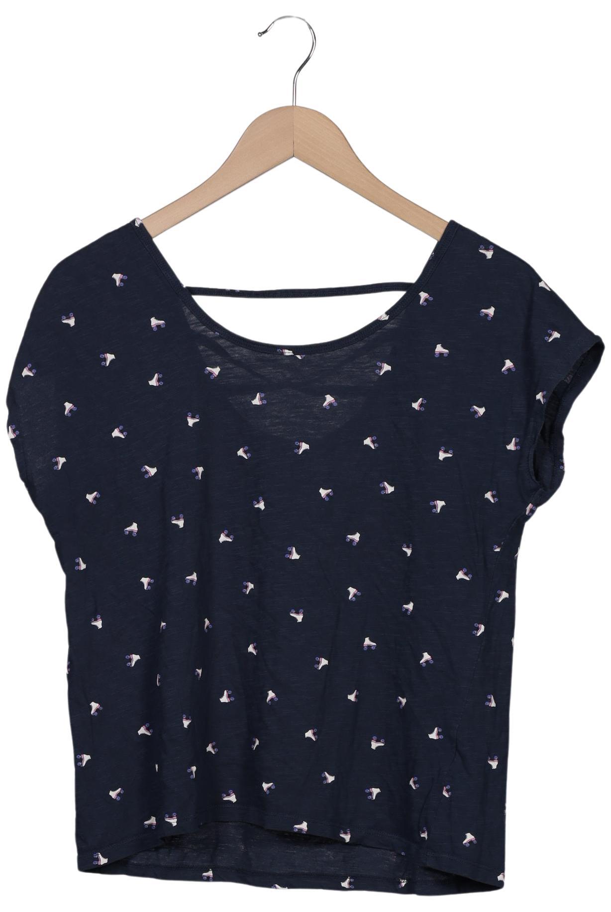 

edc by Esprit Damen T-Shirt, marineblau, Gr. 42