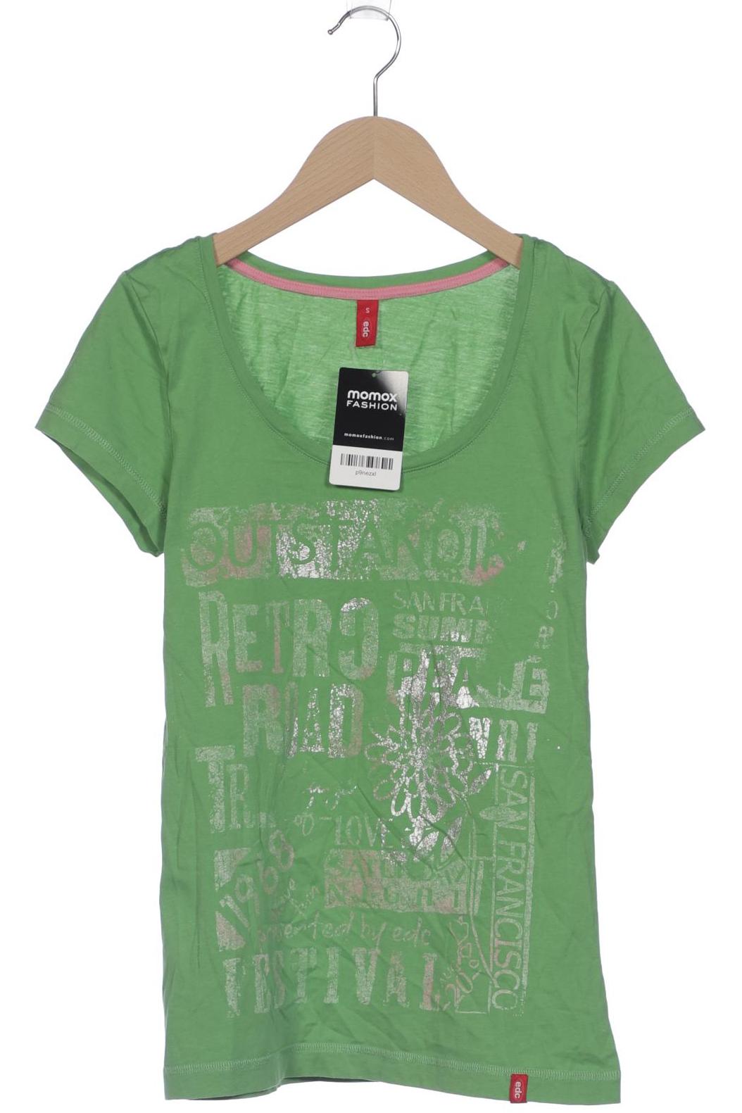 

edc by Esprit Damen T-Shirt, grün, Gr. 36