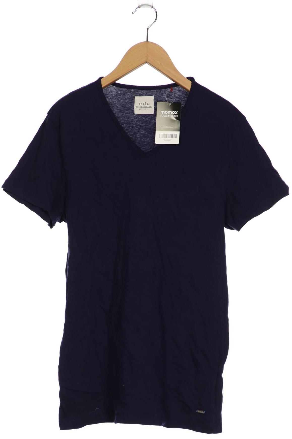

edc by Esprit Damen T-Shirt, marineblau, Gr. 38
