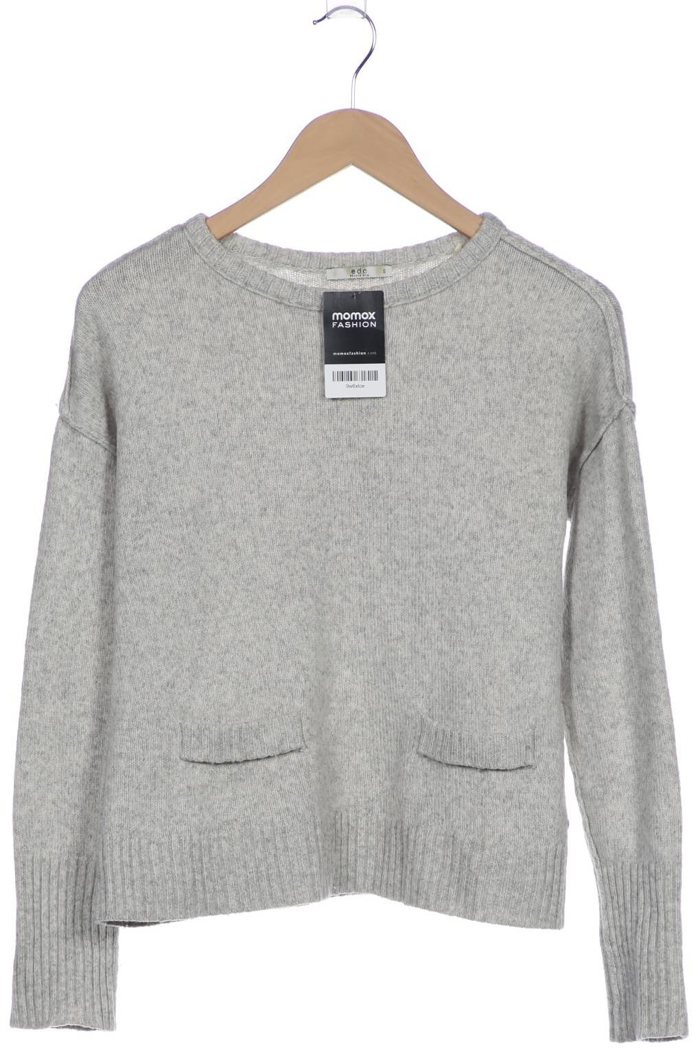 

edc by Esprit Damen Pullover, grau, Gr. 36