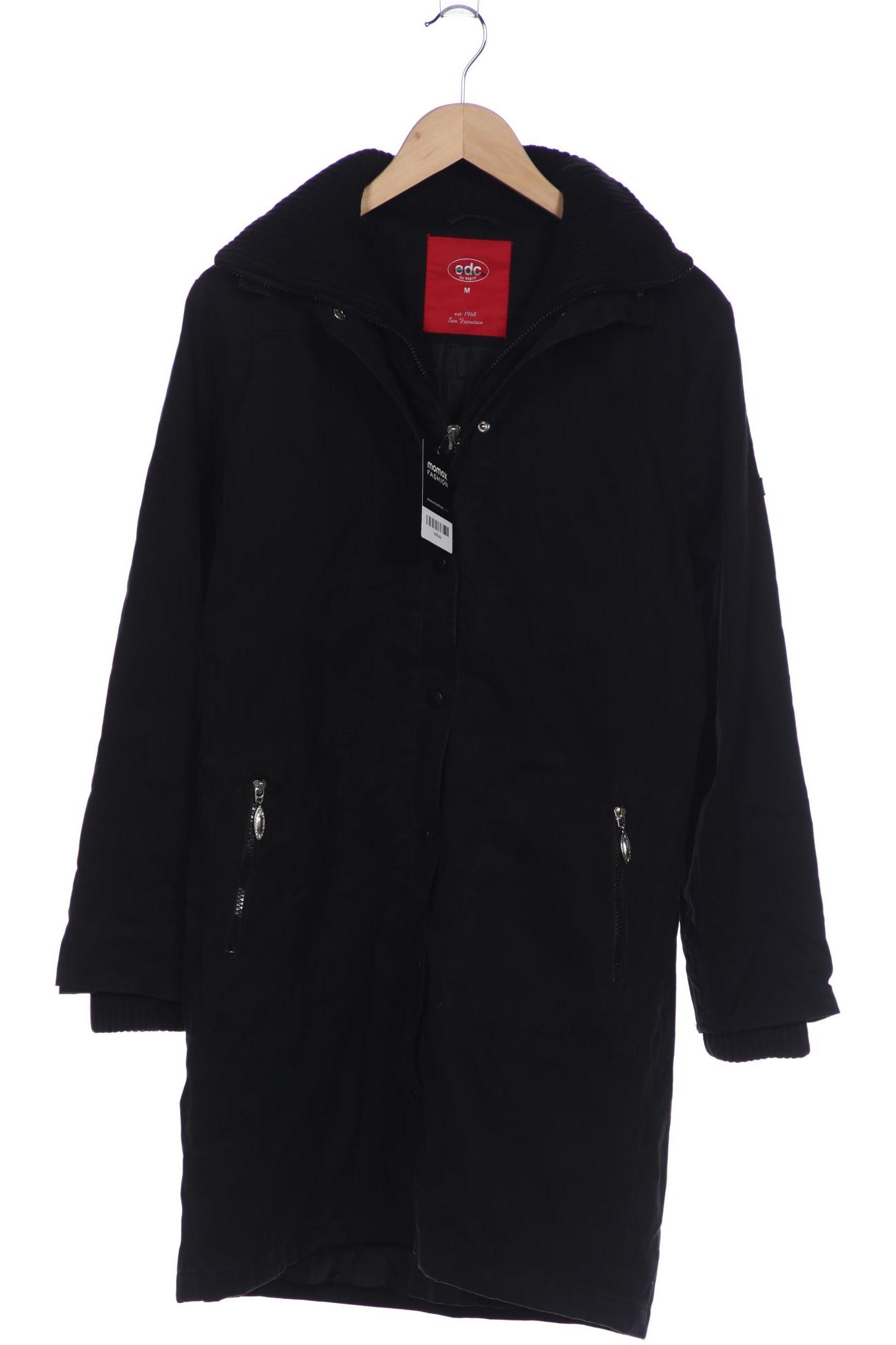 

edc by Esprit Damen Mantel, schwarz, Gr. 38