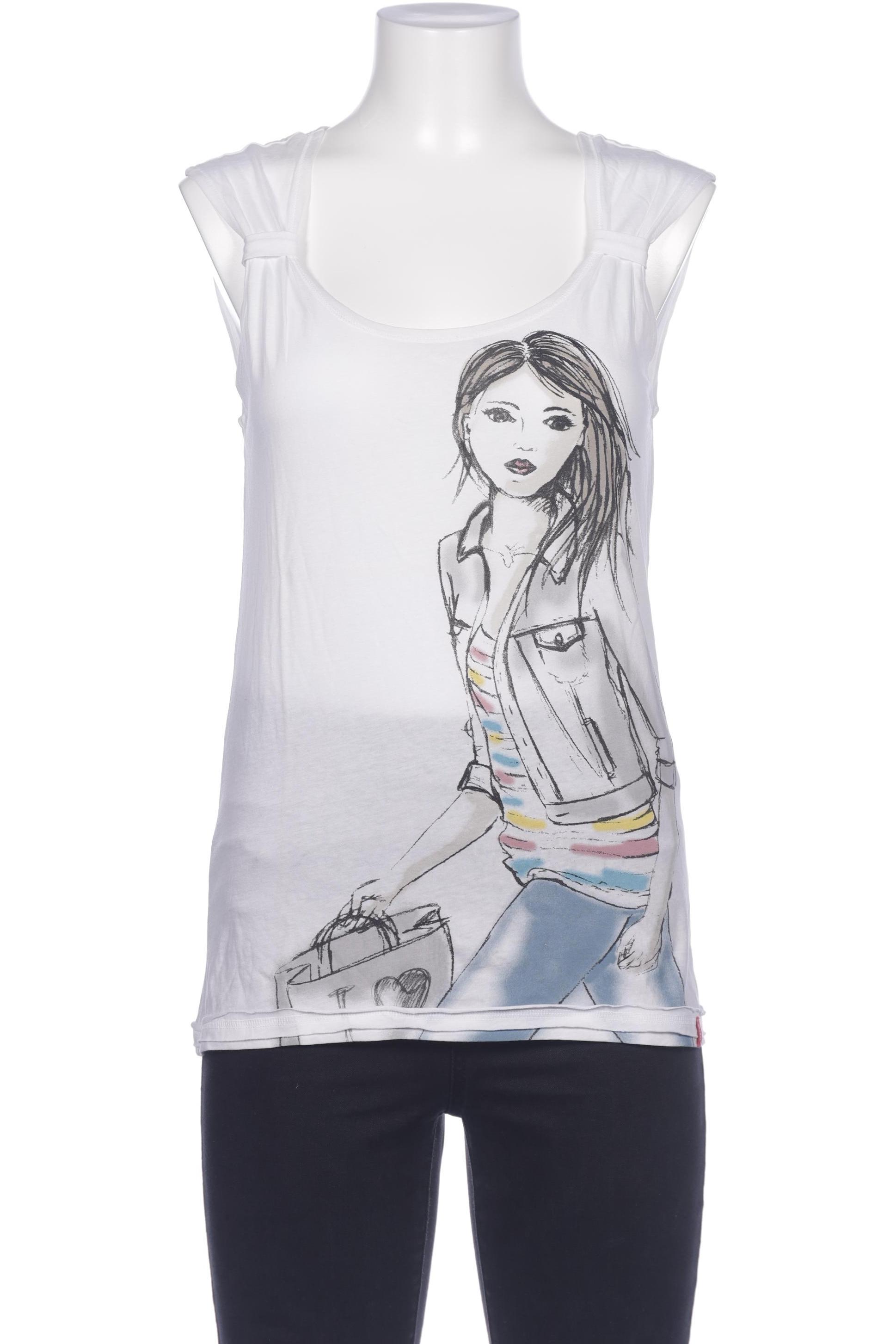 

edc by Esprit Damen Top, weiß, Gr. 38