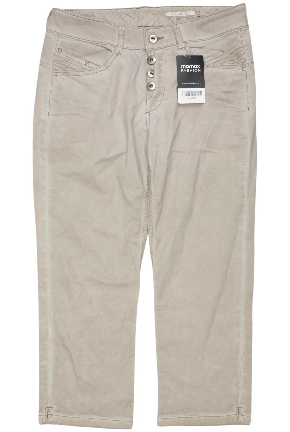 

edc by Esprit Damen Stoffhose, beige, Gr. 34
