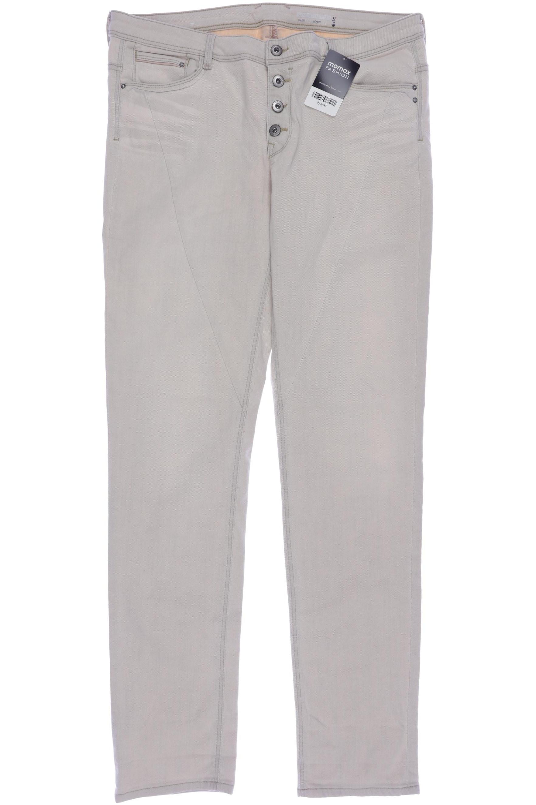 

edc by Esprit Damen Jeans, beige, Gr. 34