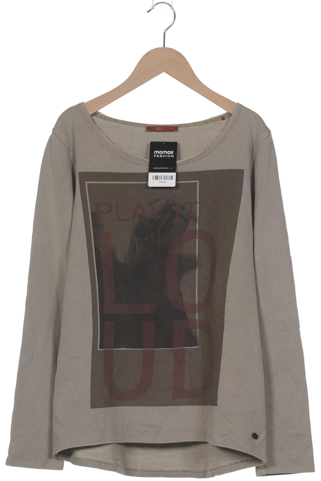 

edc by Esprit Damen Sweatshirt, beige, Gr. 38