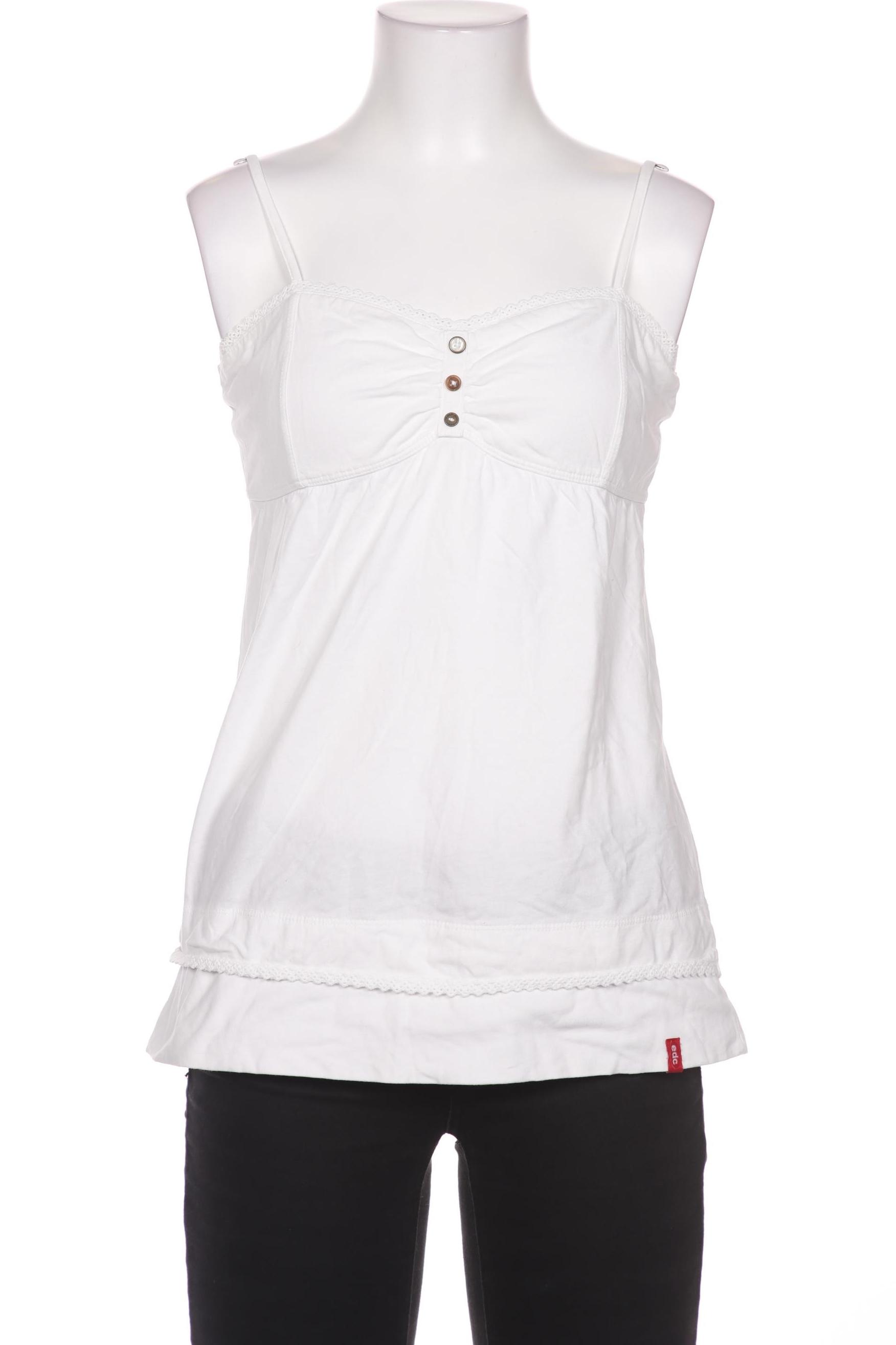 

edc by Esprit Damen Top, weiß, Gr. 34