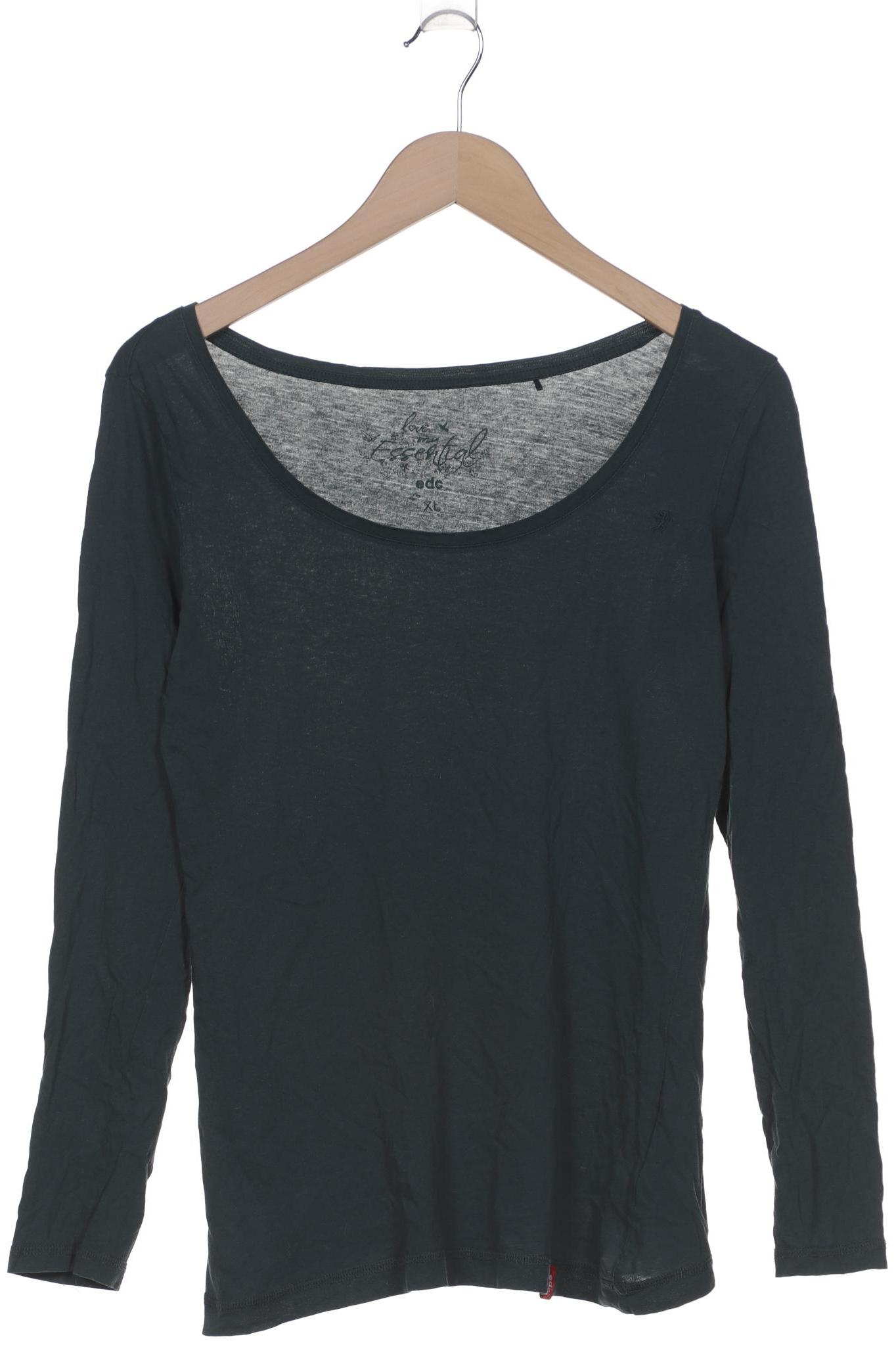 

edc by Esprit Damen Langarmshirt, türkis, Gr. 44
