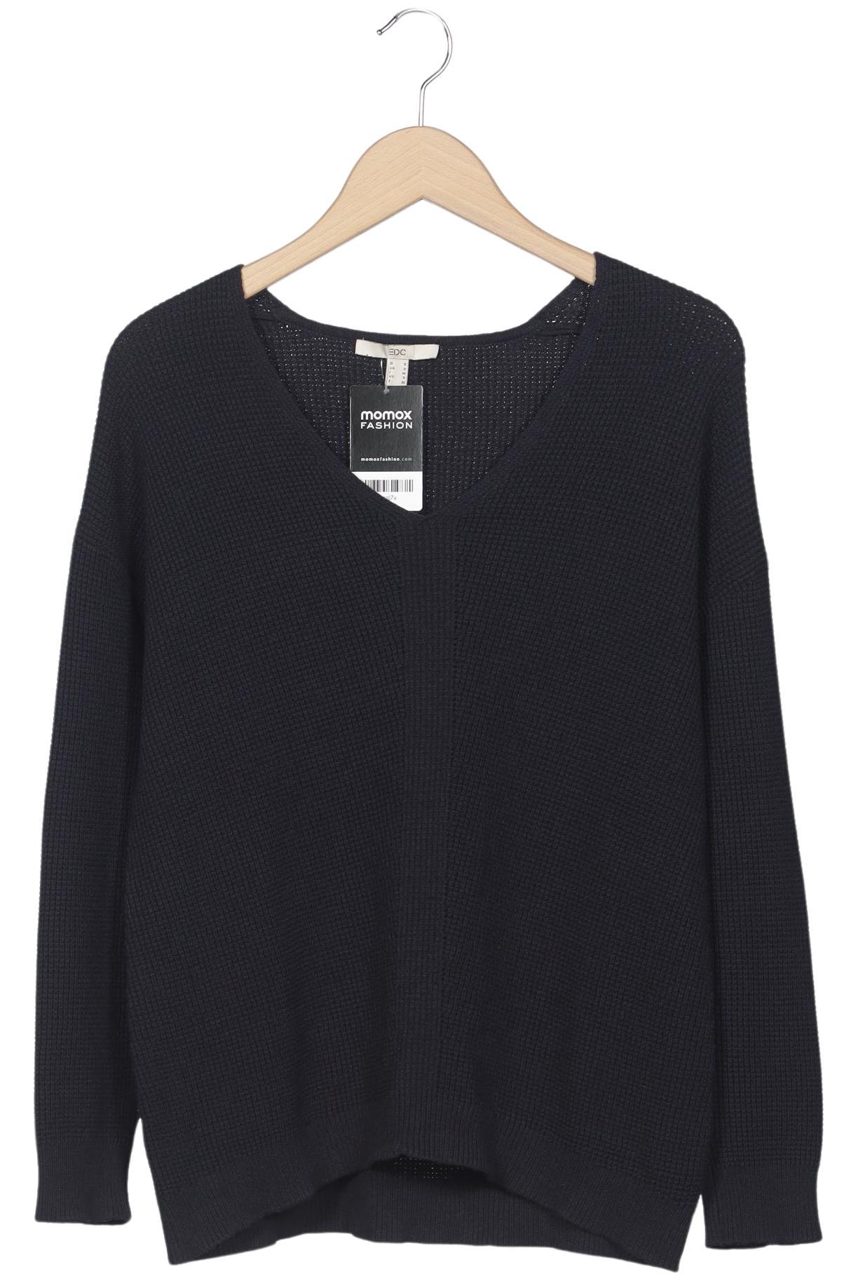 

edc by Esprit Damen Pullover, marineblau, Gr. 36