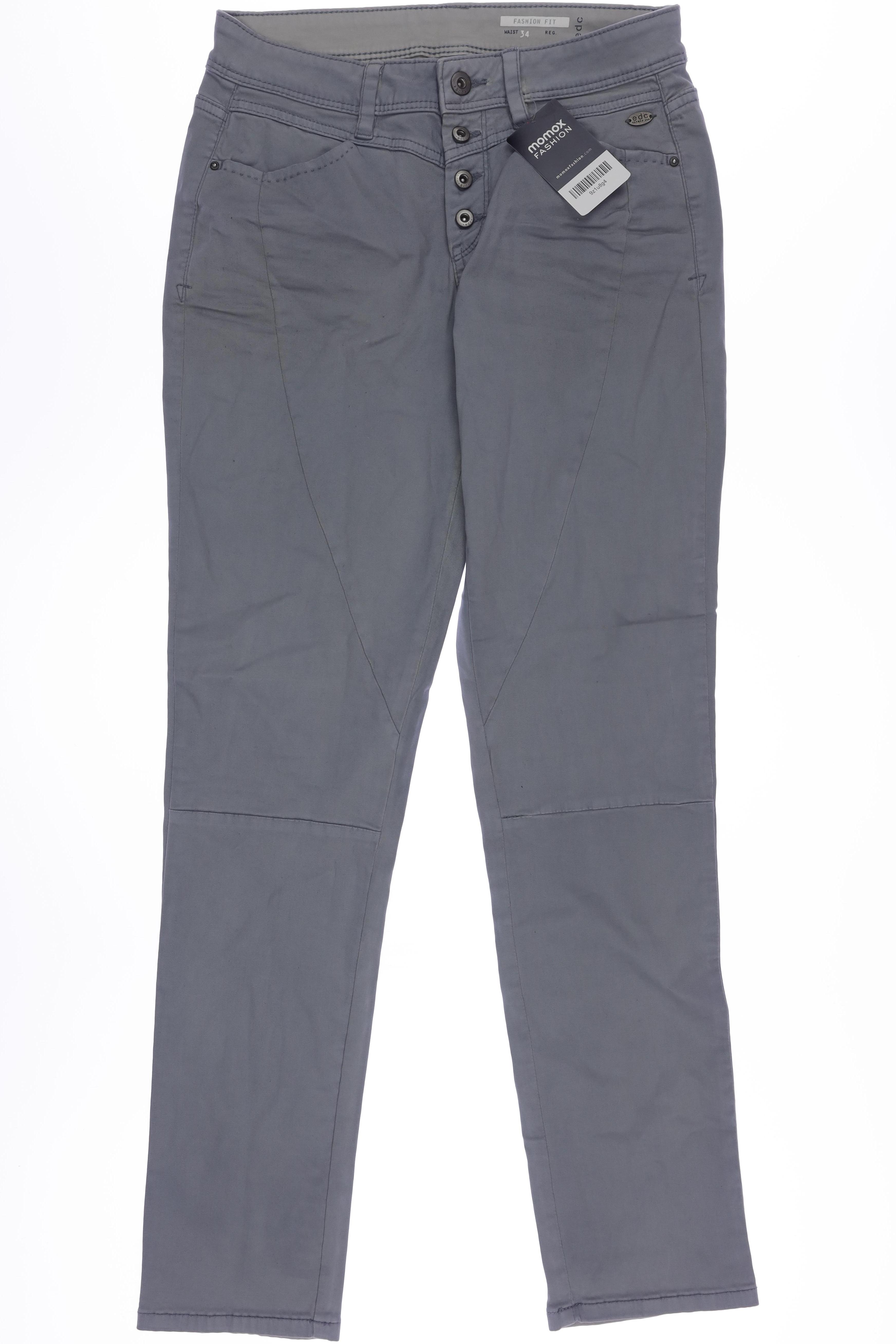 

edc by Esprit Damen Jeans, grau, Gr. 34