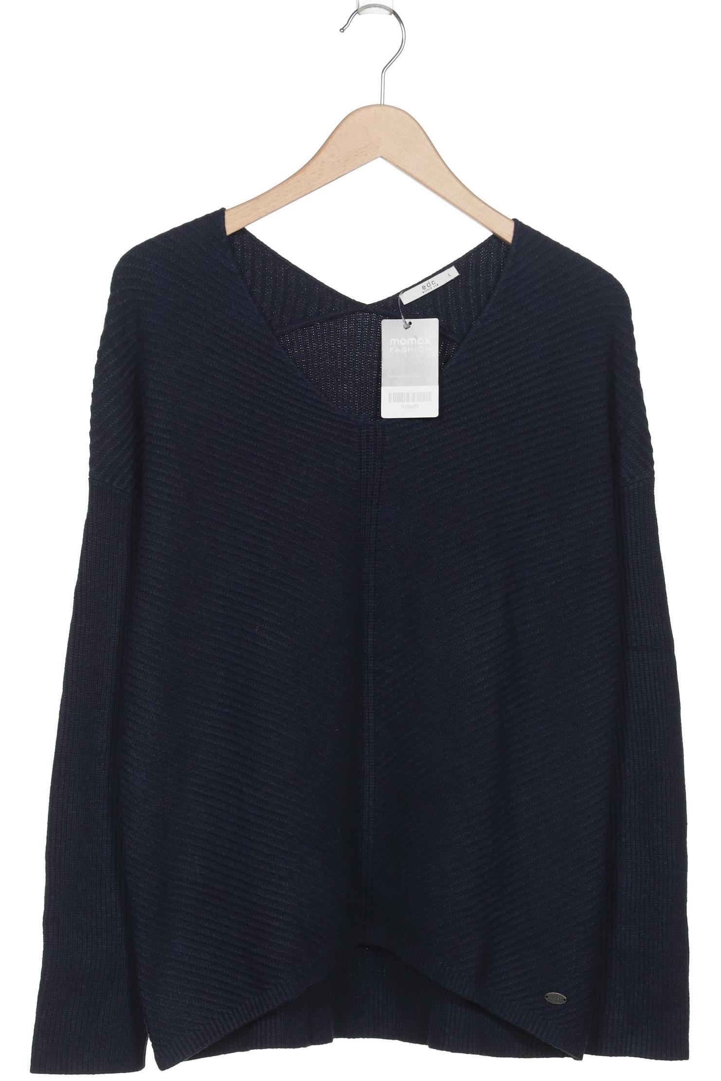 

edc by Esprit Damen Pullover, marineblau, Gr. 42