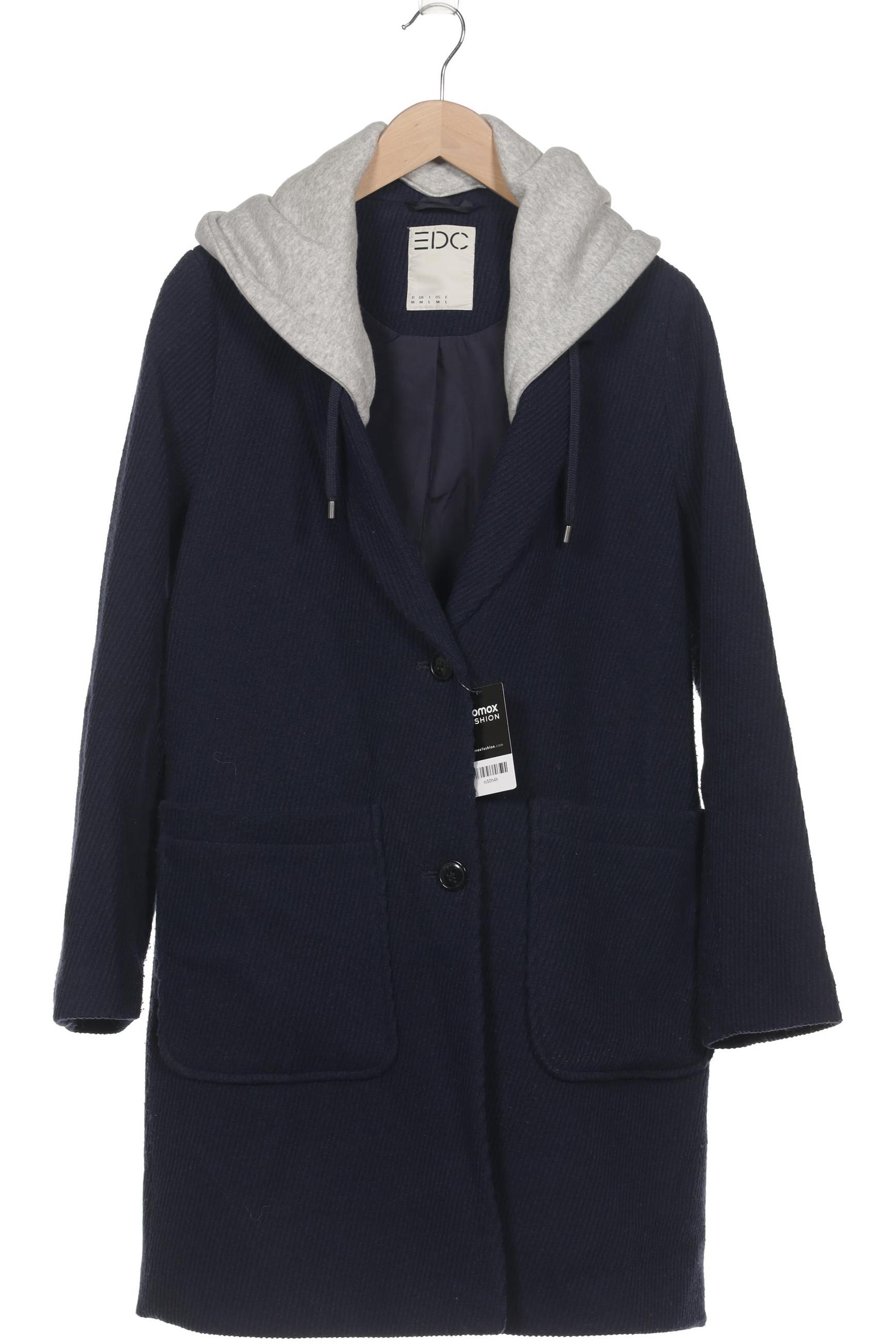 

edc by Esprit Damen Mantel, marineblau, Gr. 38