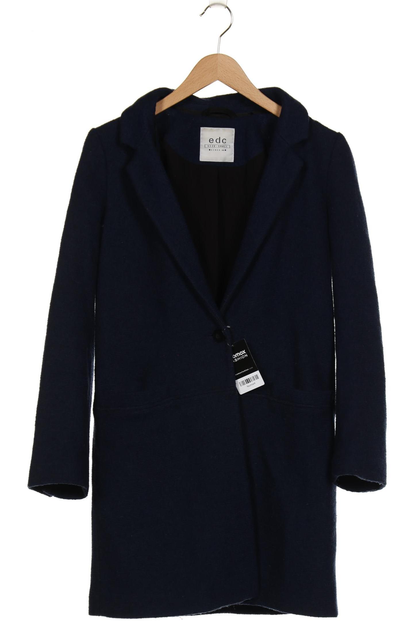 

edc by Esprit Damen Mantel, marineblau, Gr. 36