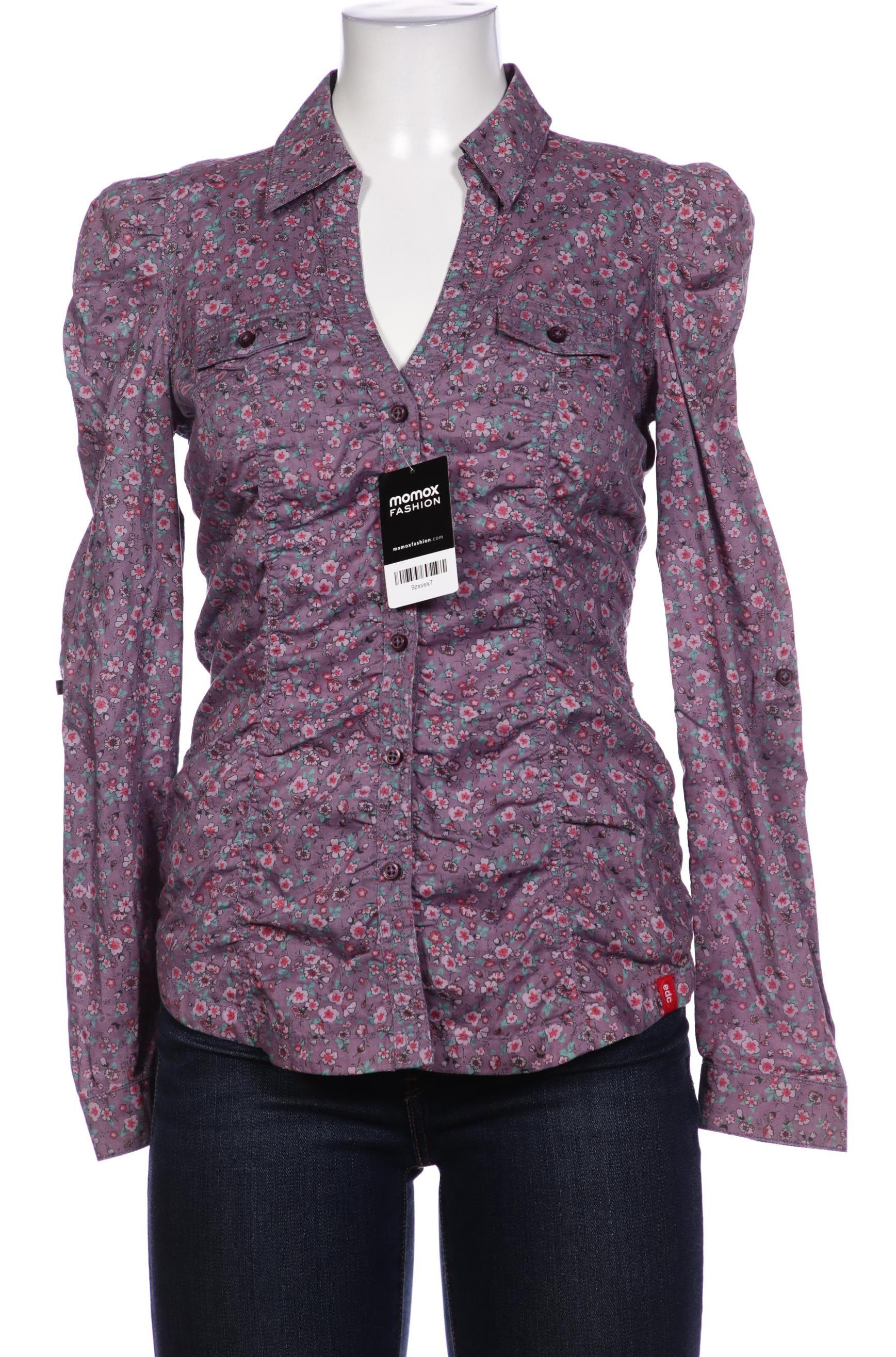 

edc by Esprit Damen Bluse, flieder, Gr. 36