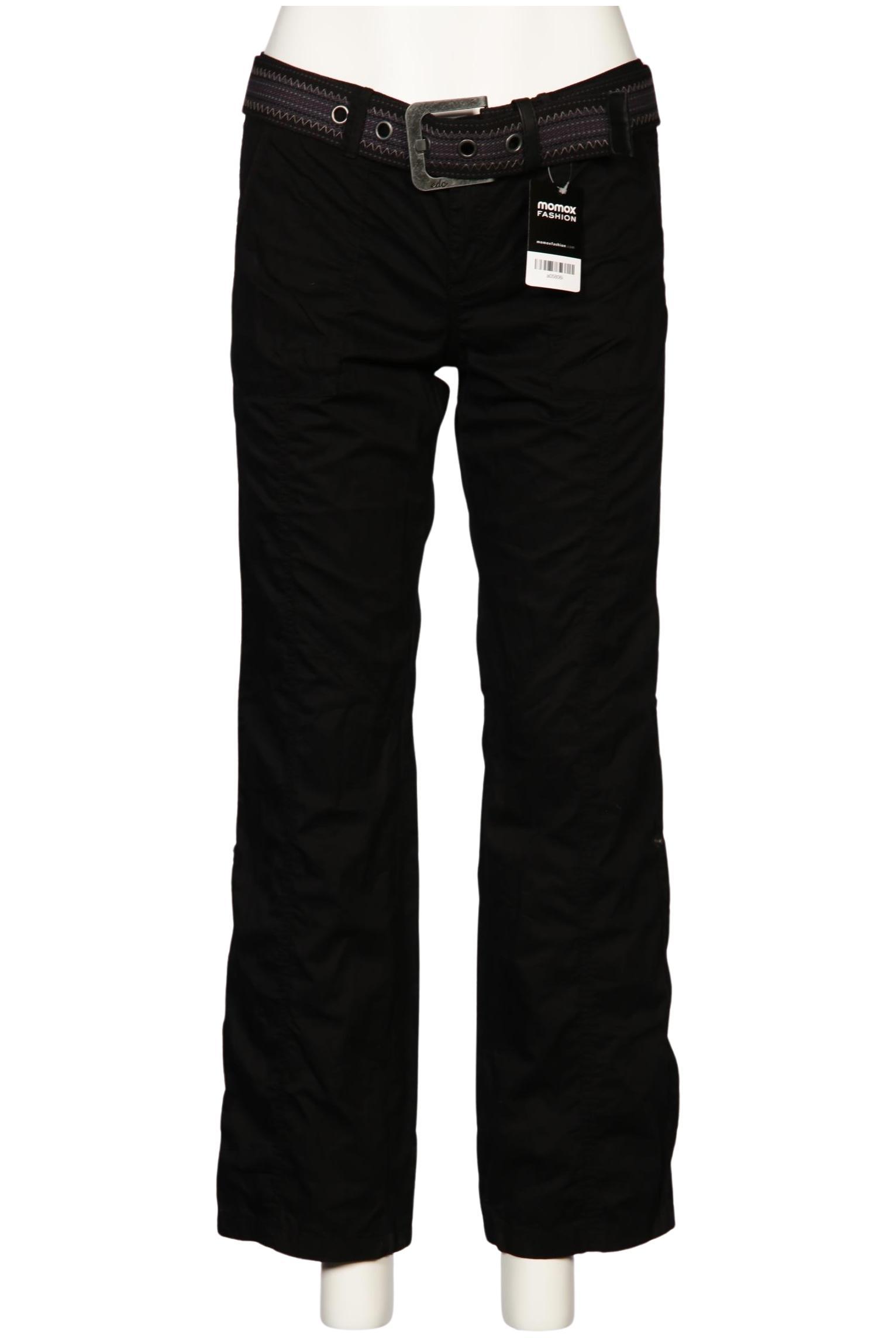 

edc by Esprit Damen Stoffhose, schwarz, Gr. 44