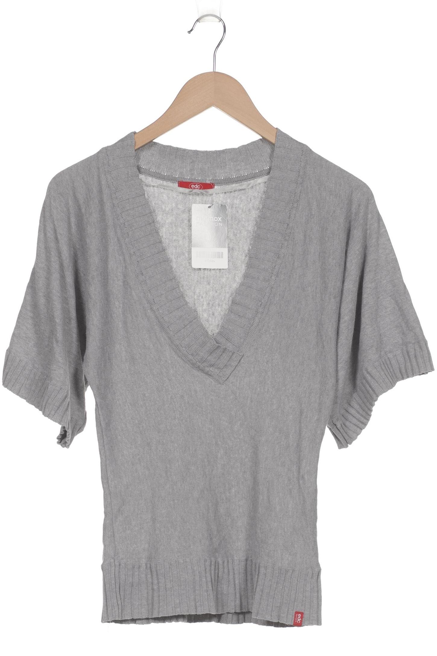 

edc by Esprit Damen Pullover, grau, Gr. 34