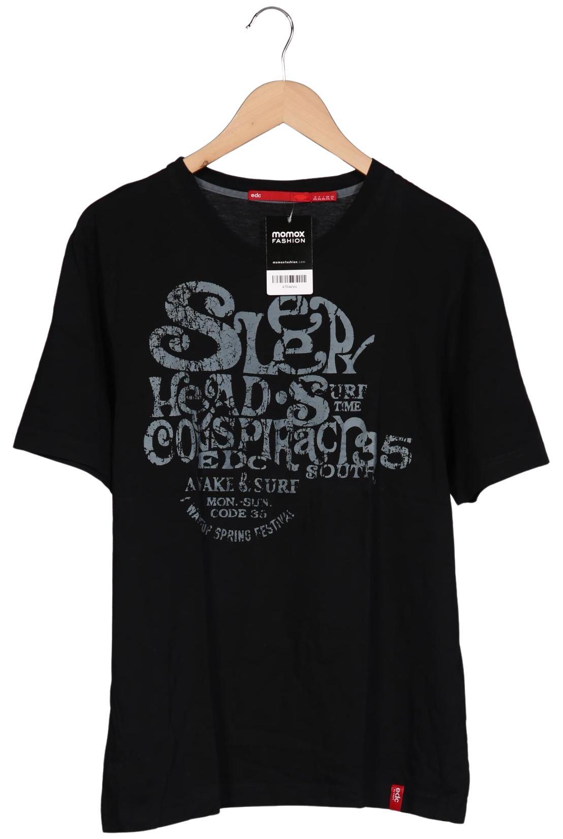 Thumbnail - edc by Esprit Herren T-Shirt, schwarz, Gr. 56