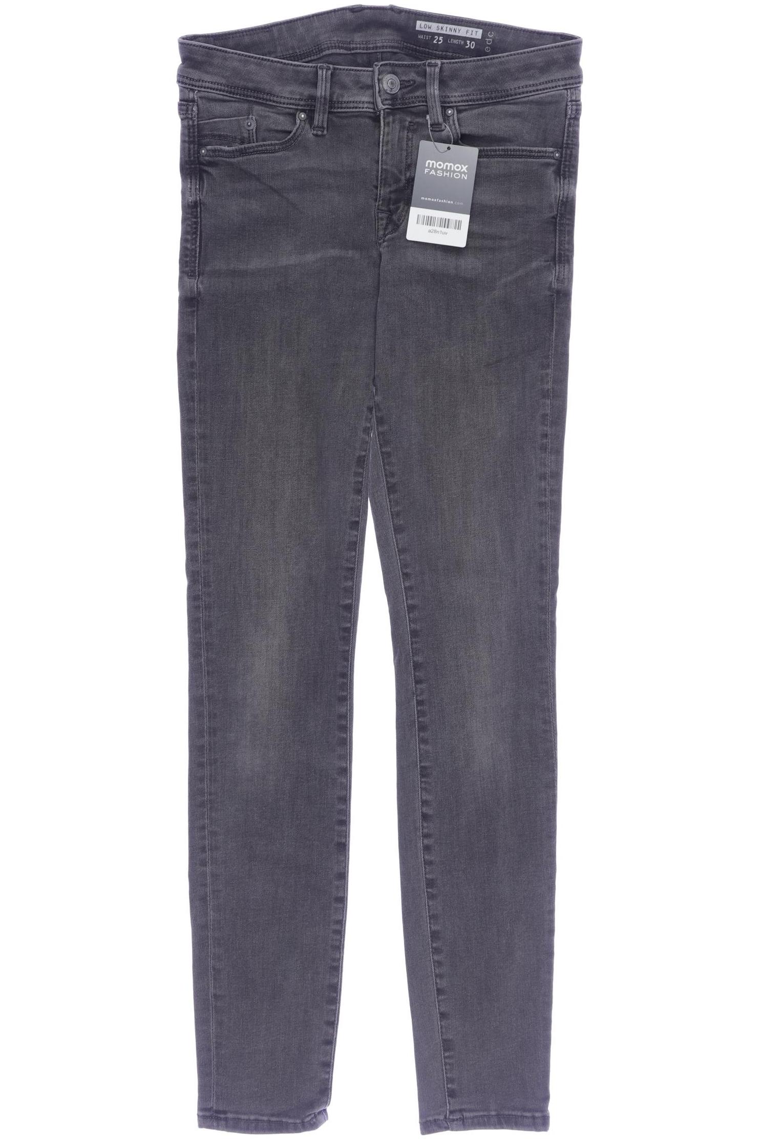 

edc by Esprit Damen Jeans, grau, Gr. 25