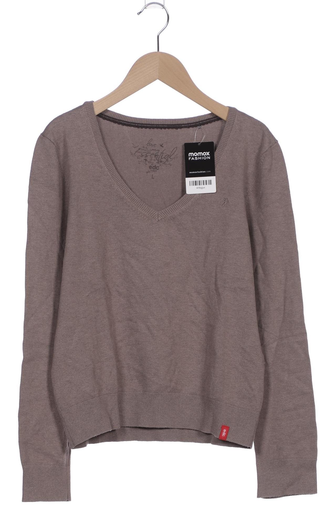 

edc by Esprit Damen Pullover, grau, Gr. 42
