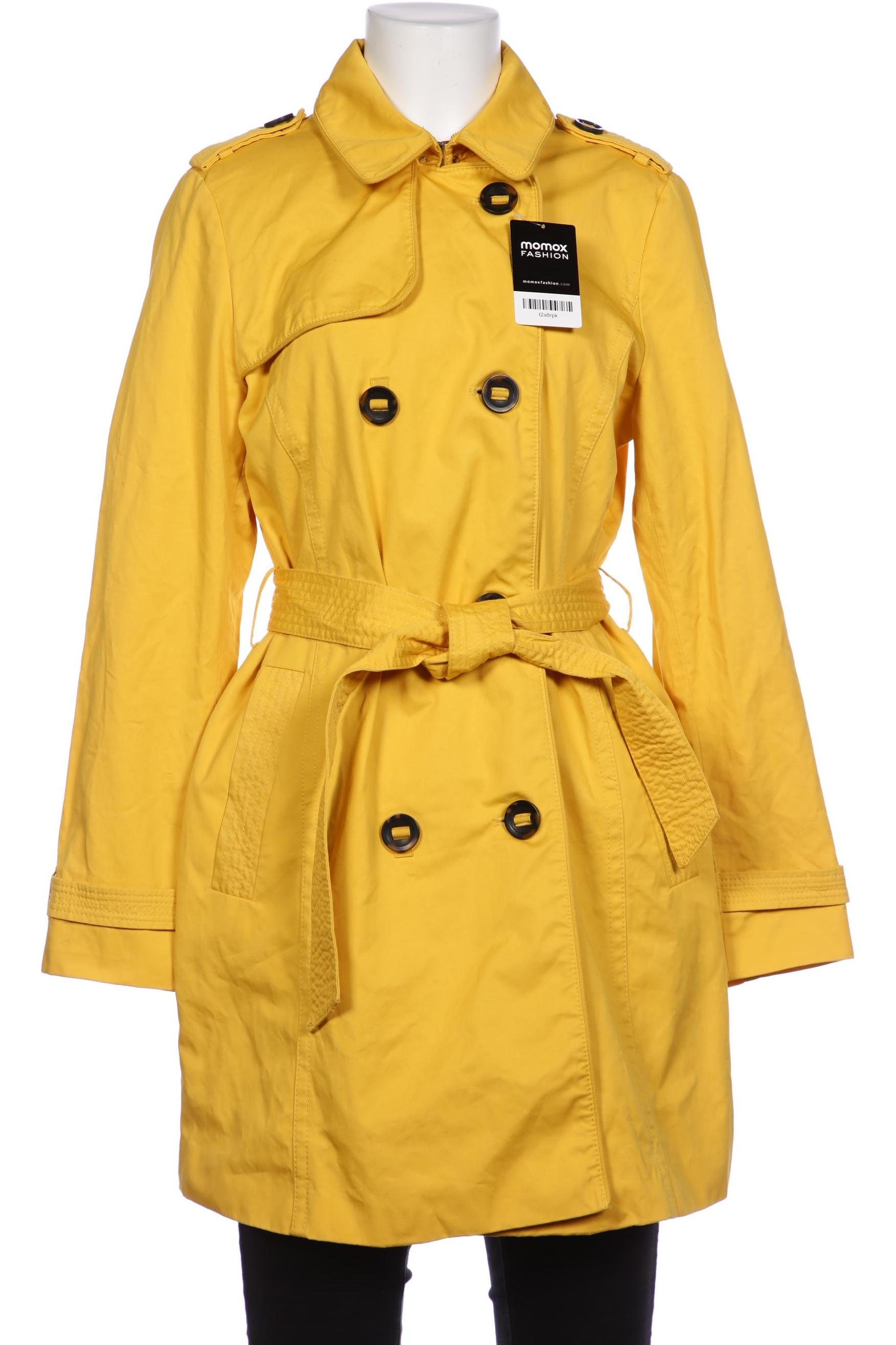 

edc by Esprit Damen Mantel, gelb, Gr. 38