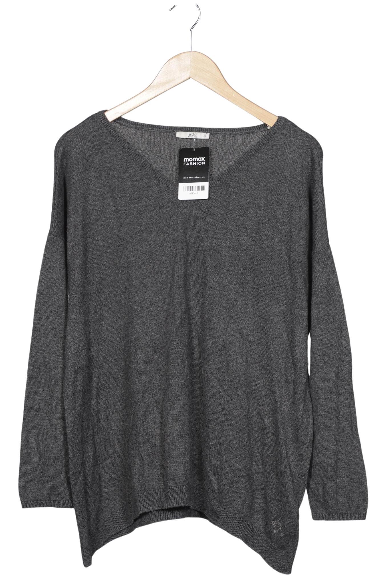 

edc by Esprit Damen Pullover, grau, Gr. 44