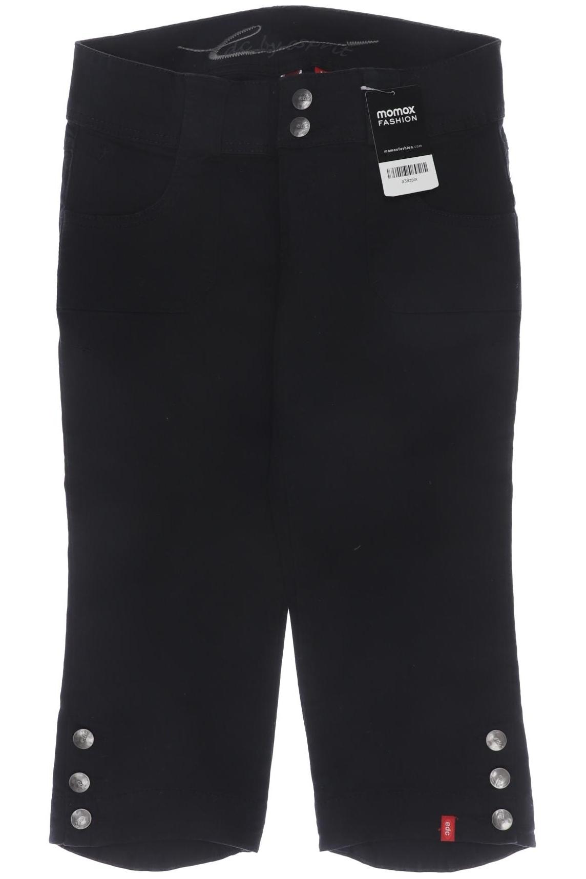 

edc by Esprit Damen Stoffhose, schwarz, Gr. 36