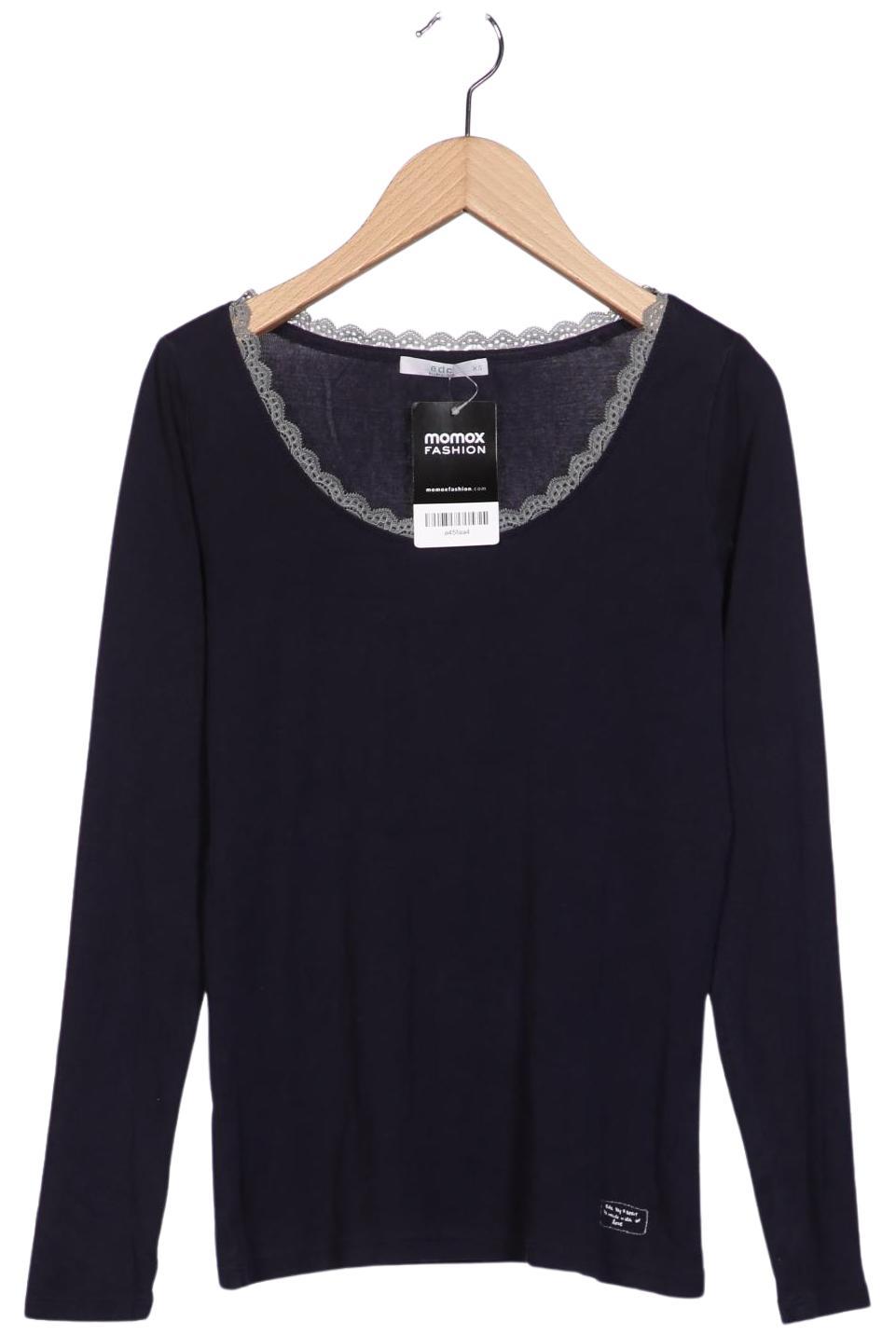 

edc by Esprit Damen Langarmshirt, marineblau, Gr. 34