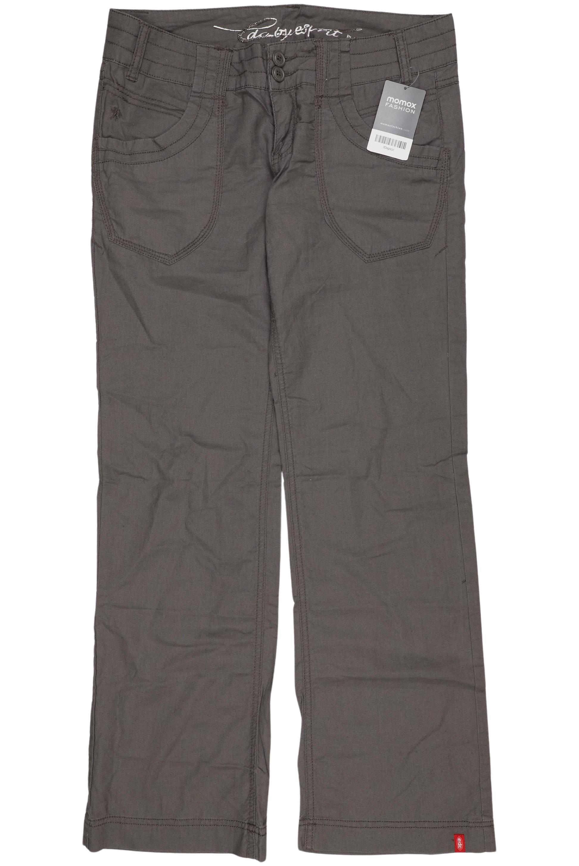 

edc by Esprit Damen Stoffhose, braun, Gr. 36