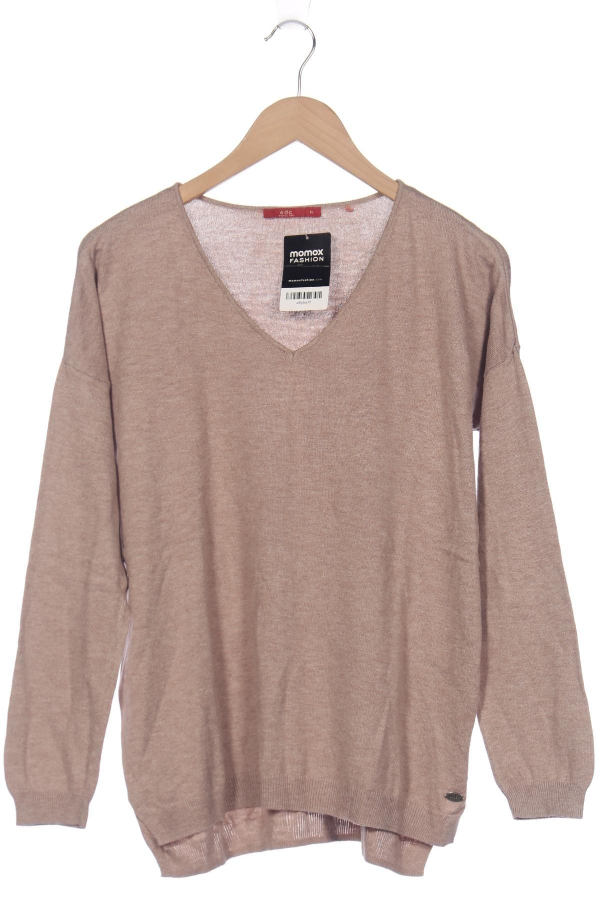 

edc by Esprit Damen Pullover, beige, Gr. 38