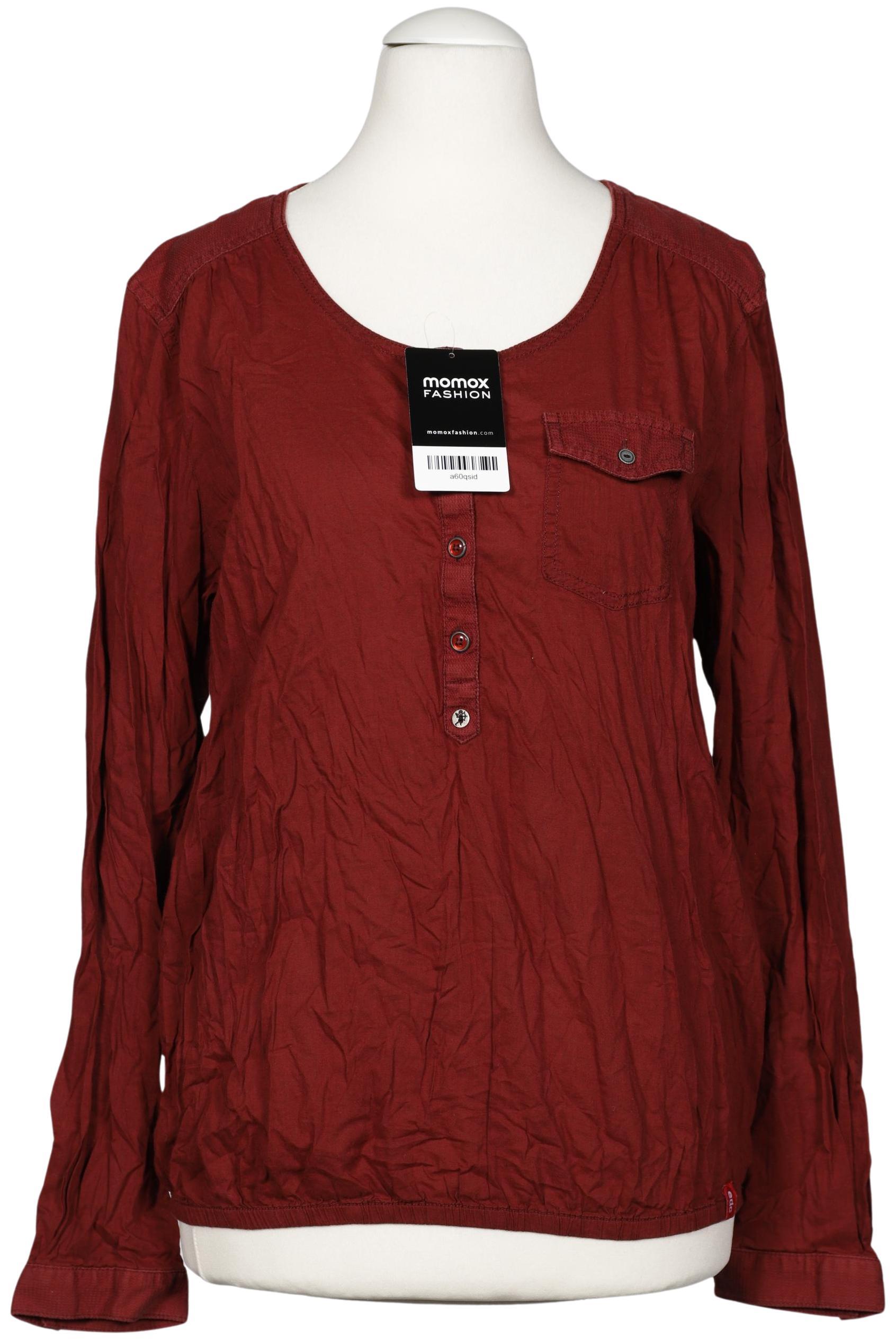 

edc by Esprit Damen Bluse, rot, Gr. 36