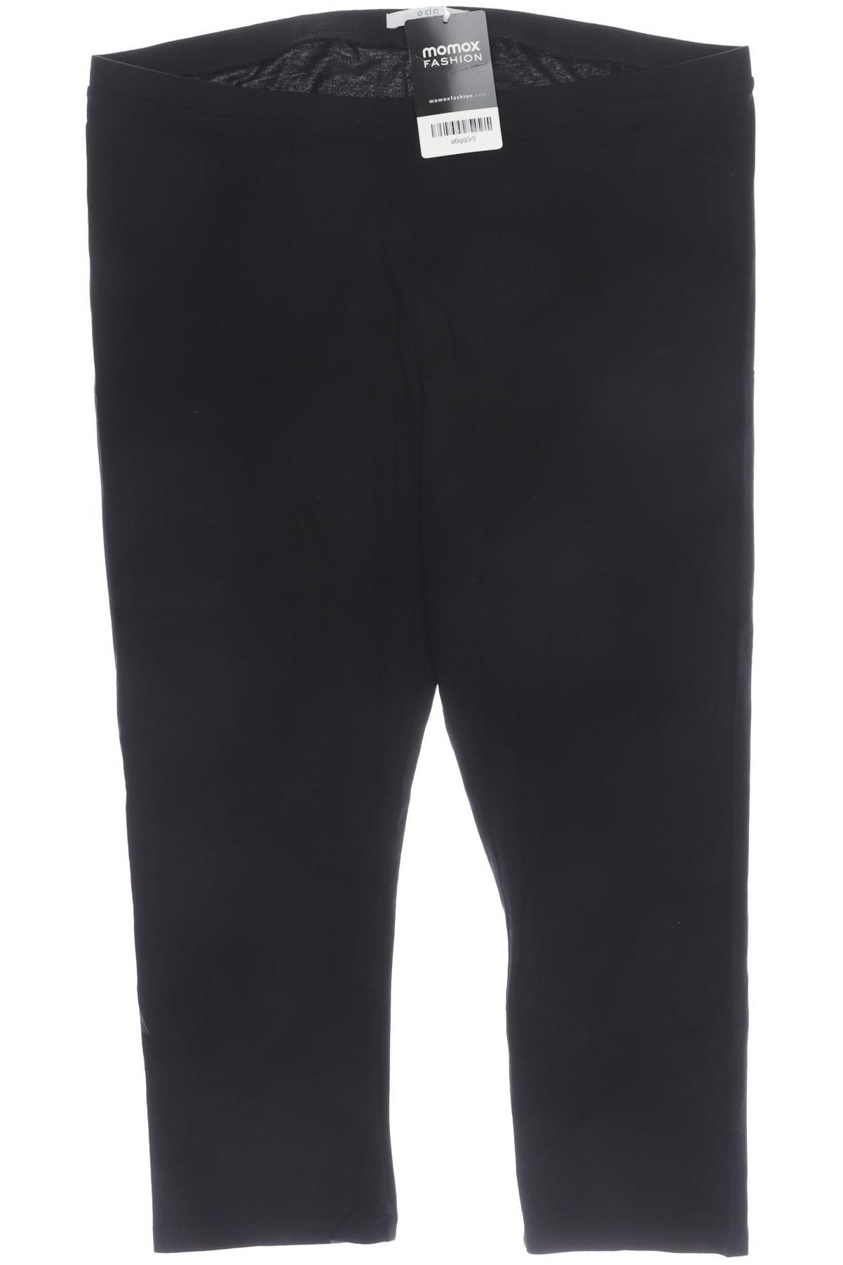 

edc by Esprit Damen Stoffhose, schwarz, Gr. 0