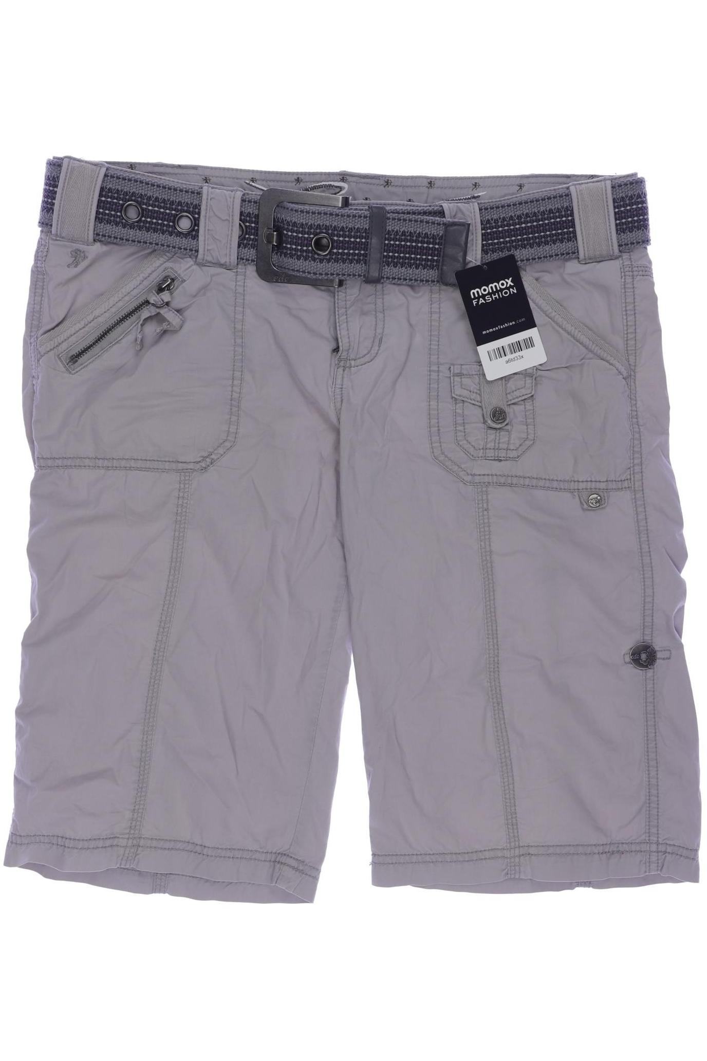 

edc by Esprit Damen Shorts, grau, Gr. 40