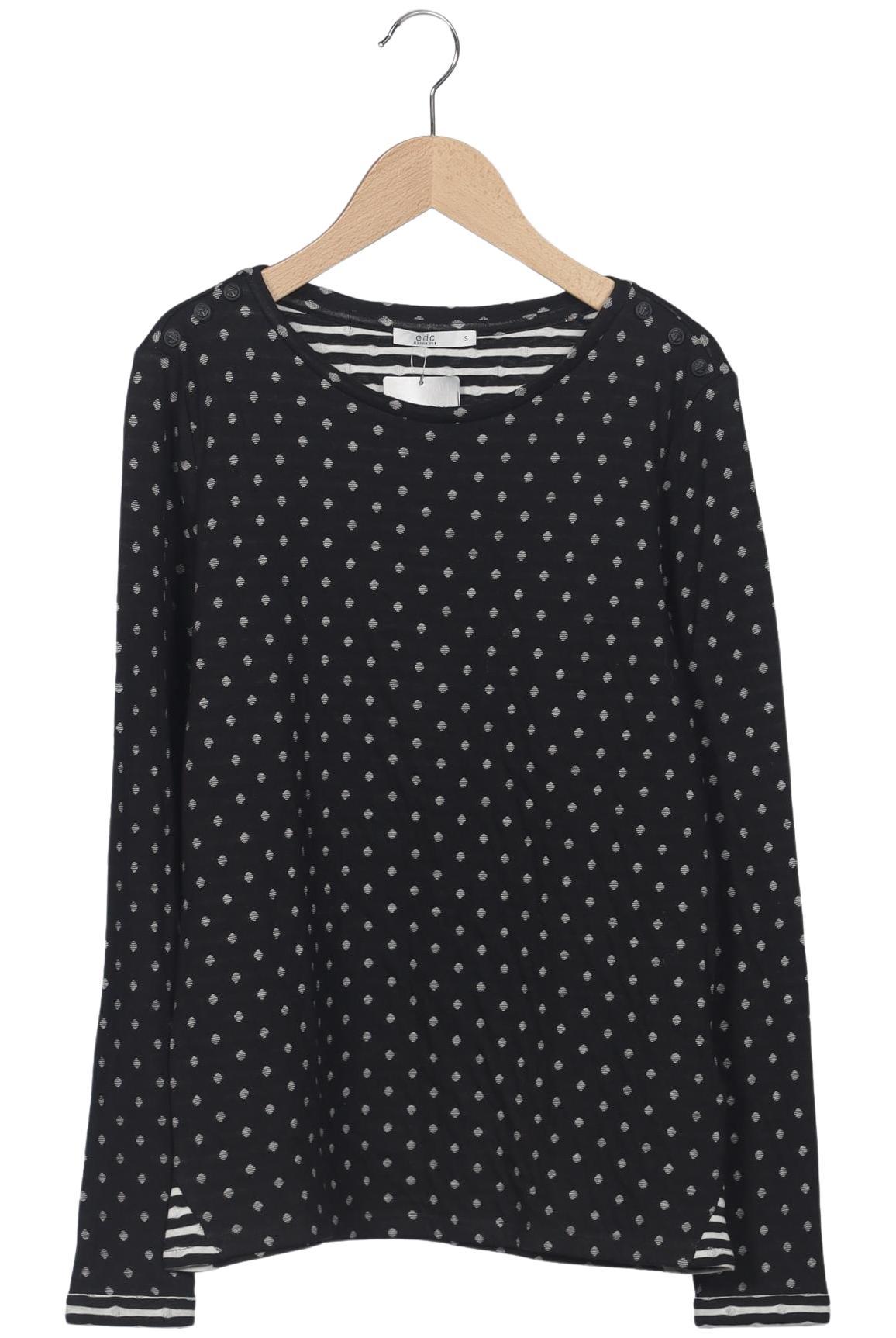 

edc by Esprit Damen Langarmshirt, mehrfarbig, Gr. 36