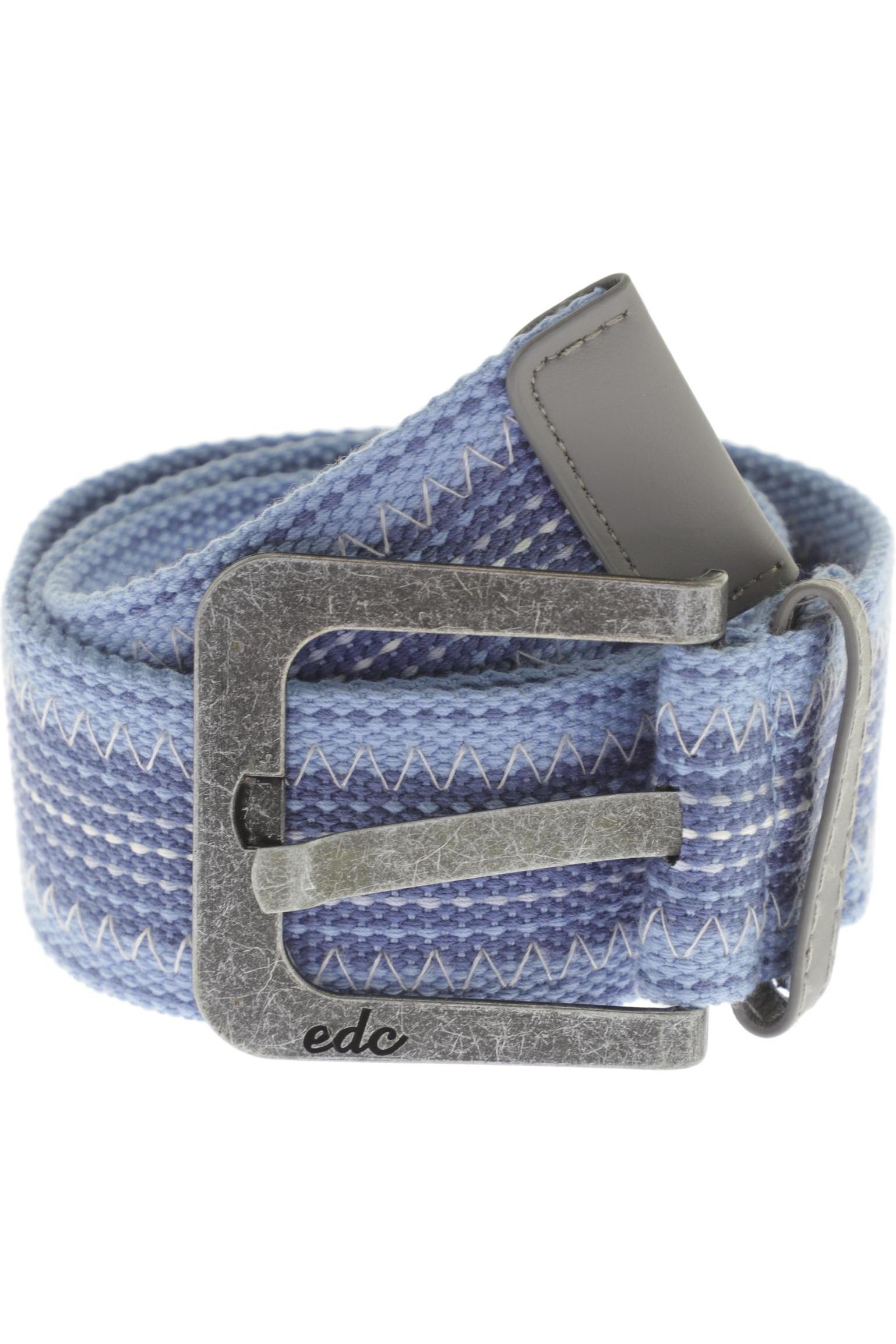 

edc by Esprit Damen Gürtel, blau, Gr. 75