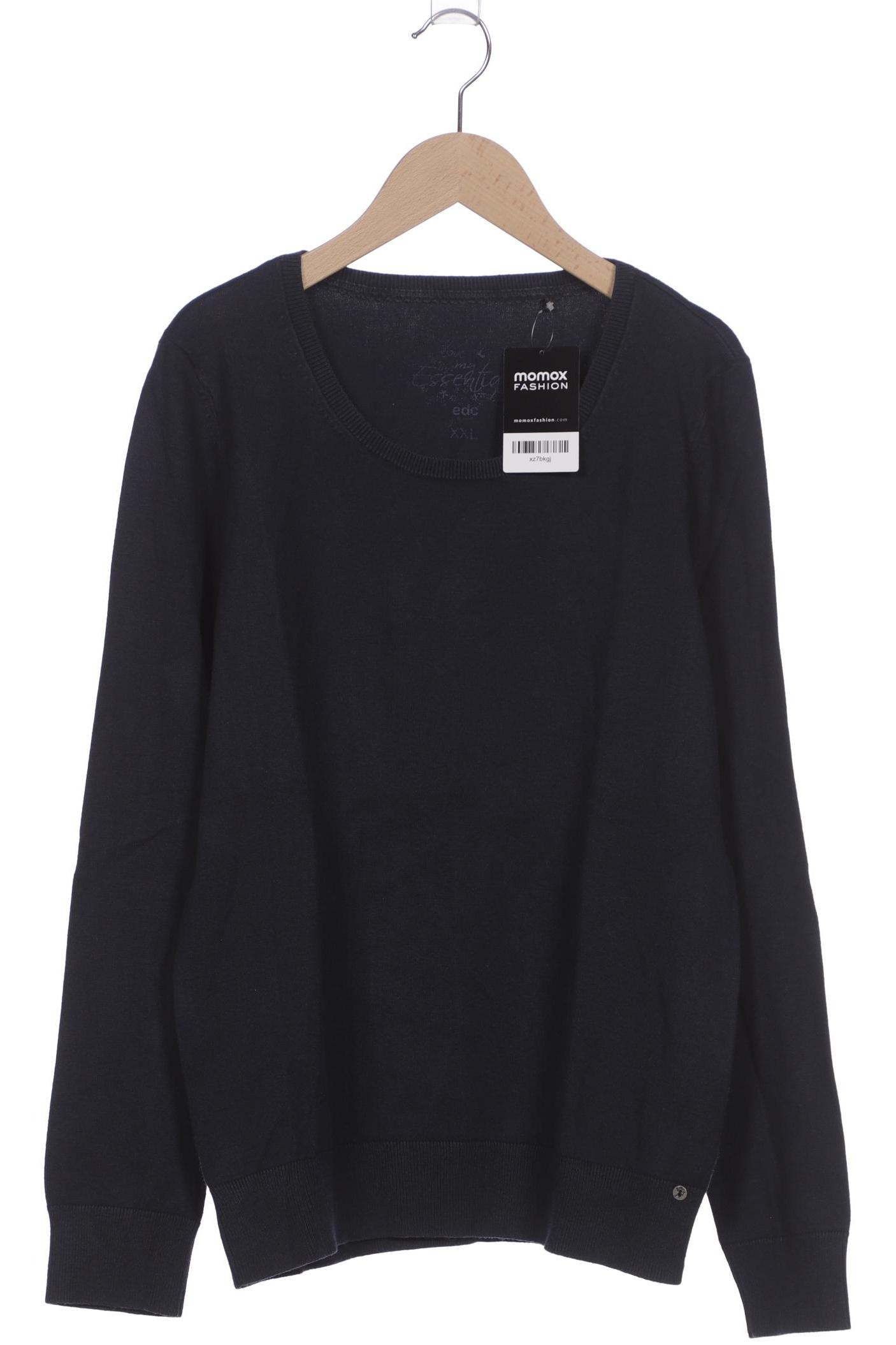 

edc by Esprit Damen Pullover, marineblau, Gr. 46