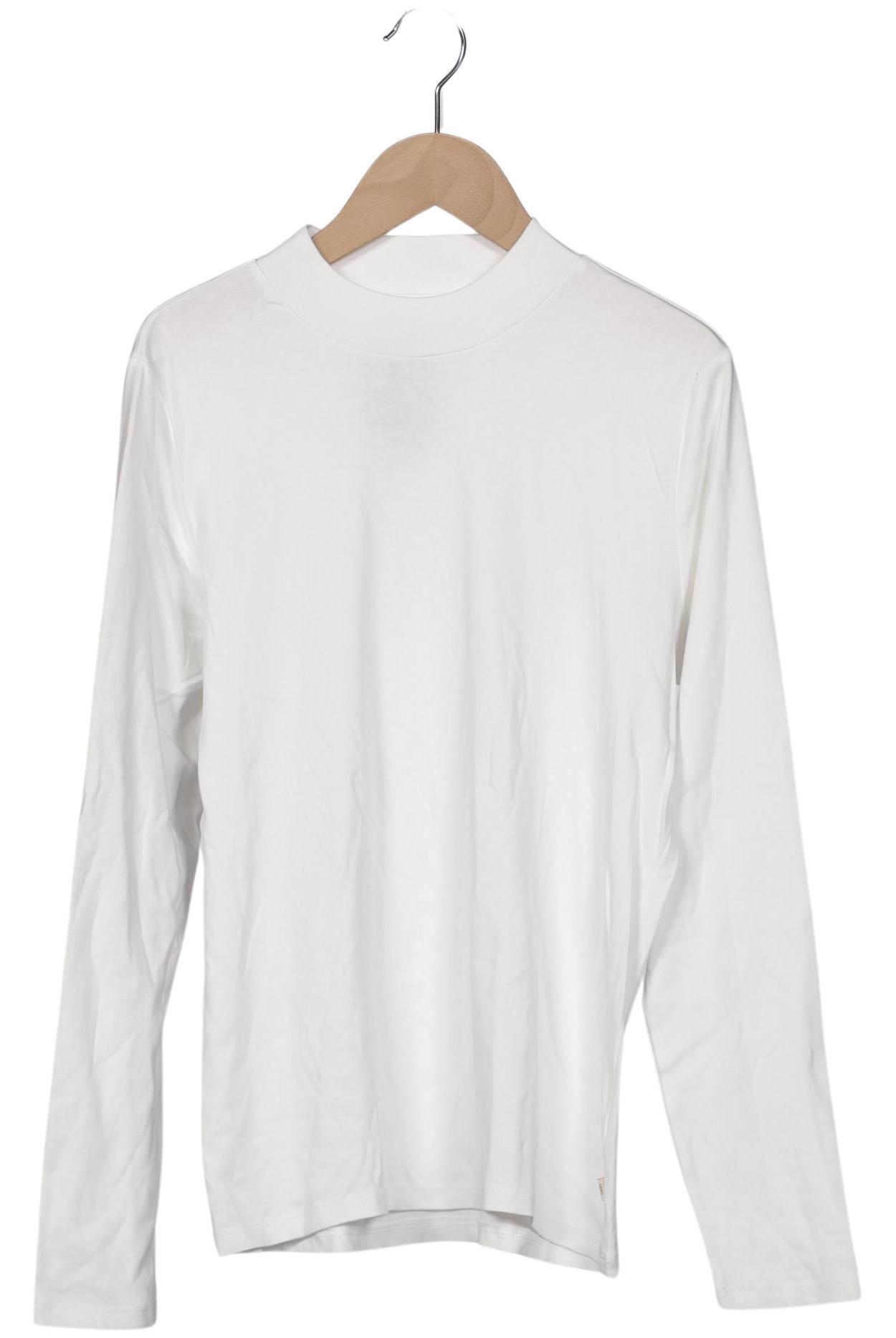 

edc by Esprit Damen Langarmshirt, weiß, Gr. 44