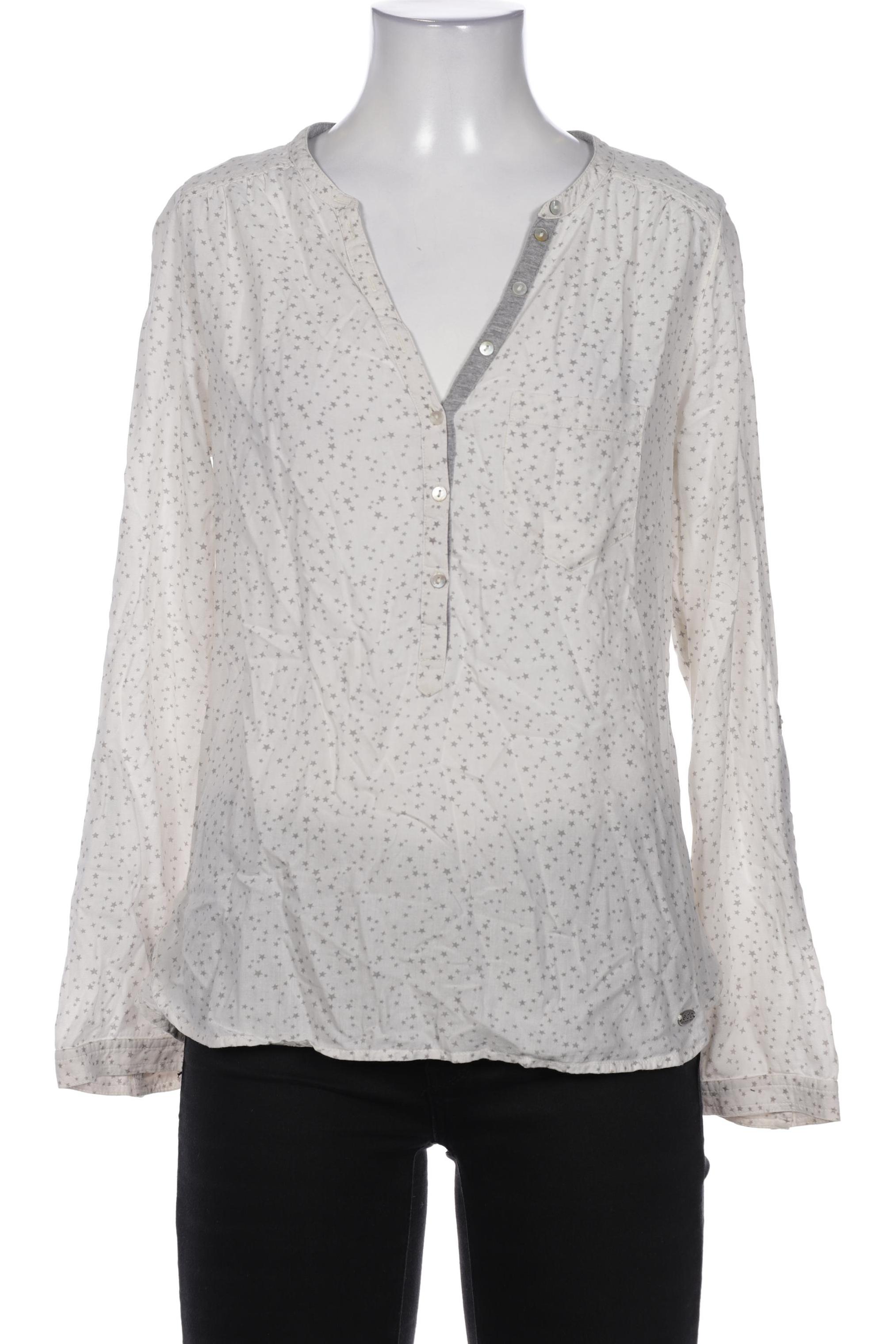 

edc by Esprit Damen Bluse, cremeweiß, Gr. 36