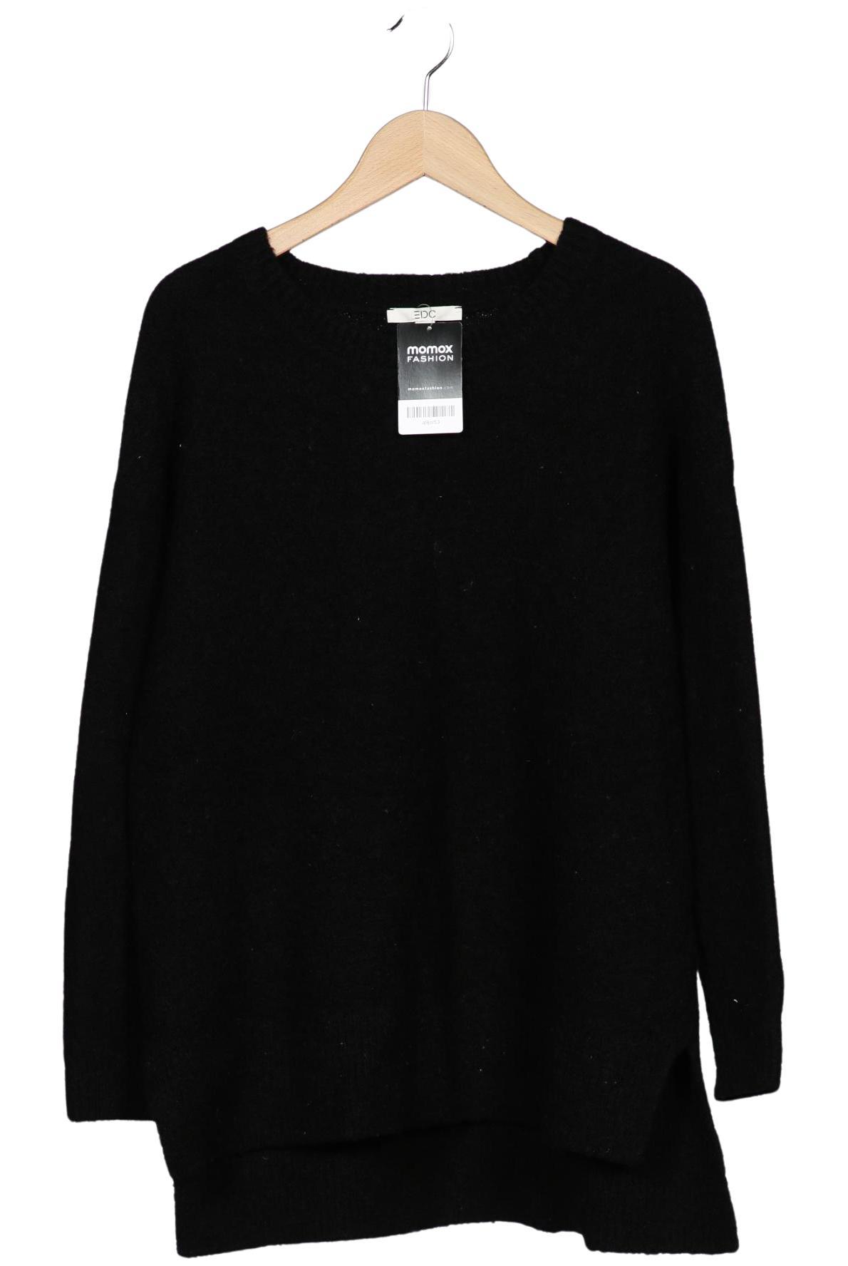 

edc by Esprit Damen Pullover, schwarz, Gr. 42