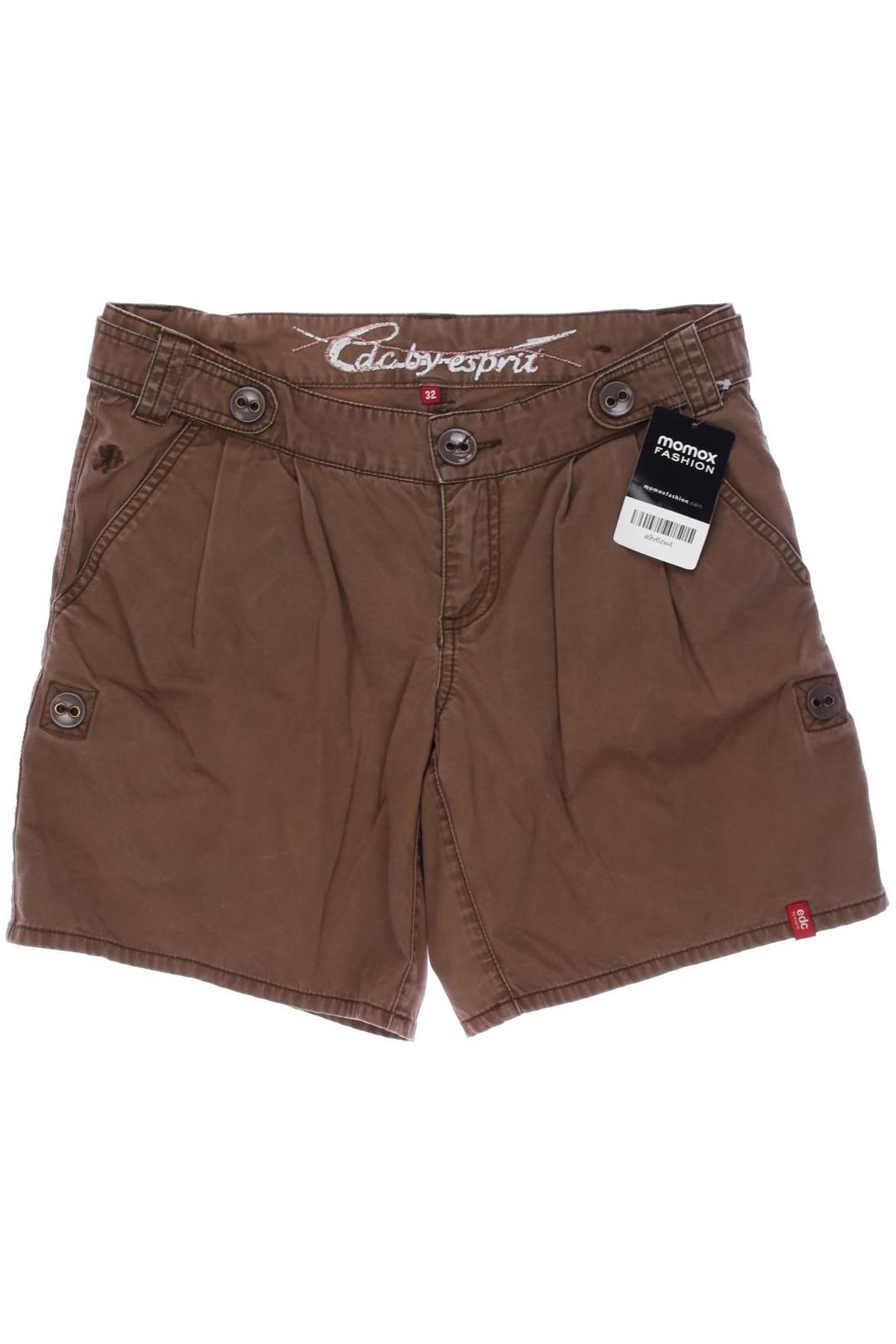 

edc by Esprit Damen Shorts, braun, Gr. 32