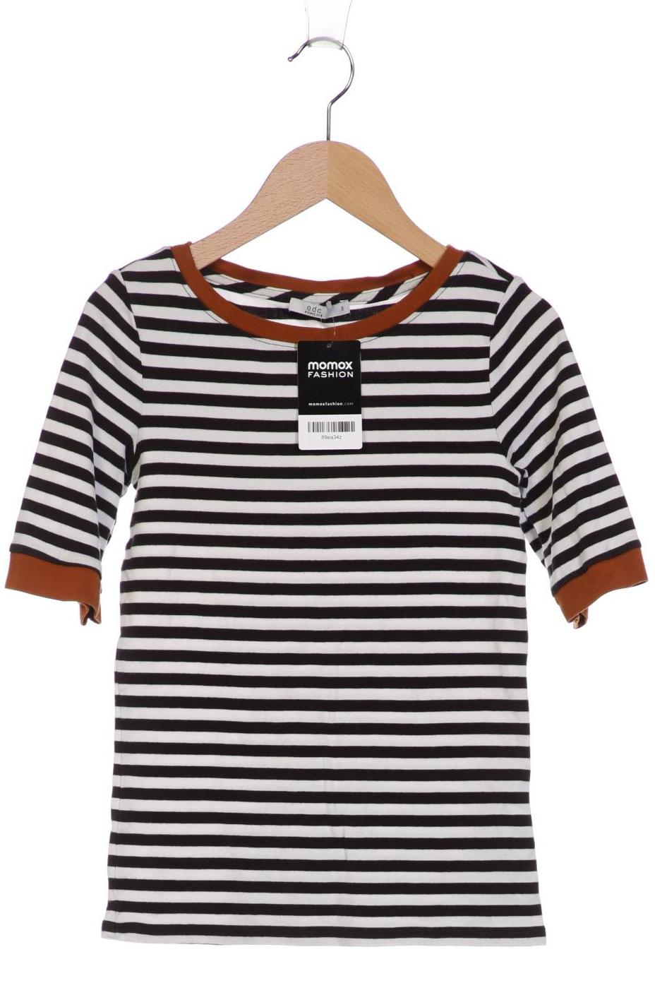 

edc by Esprit Damen T-Shirt, schwarz, Gr. 36