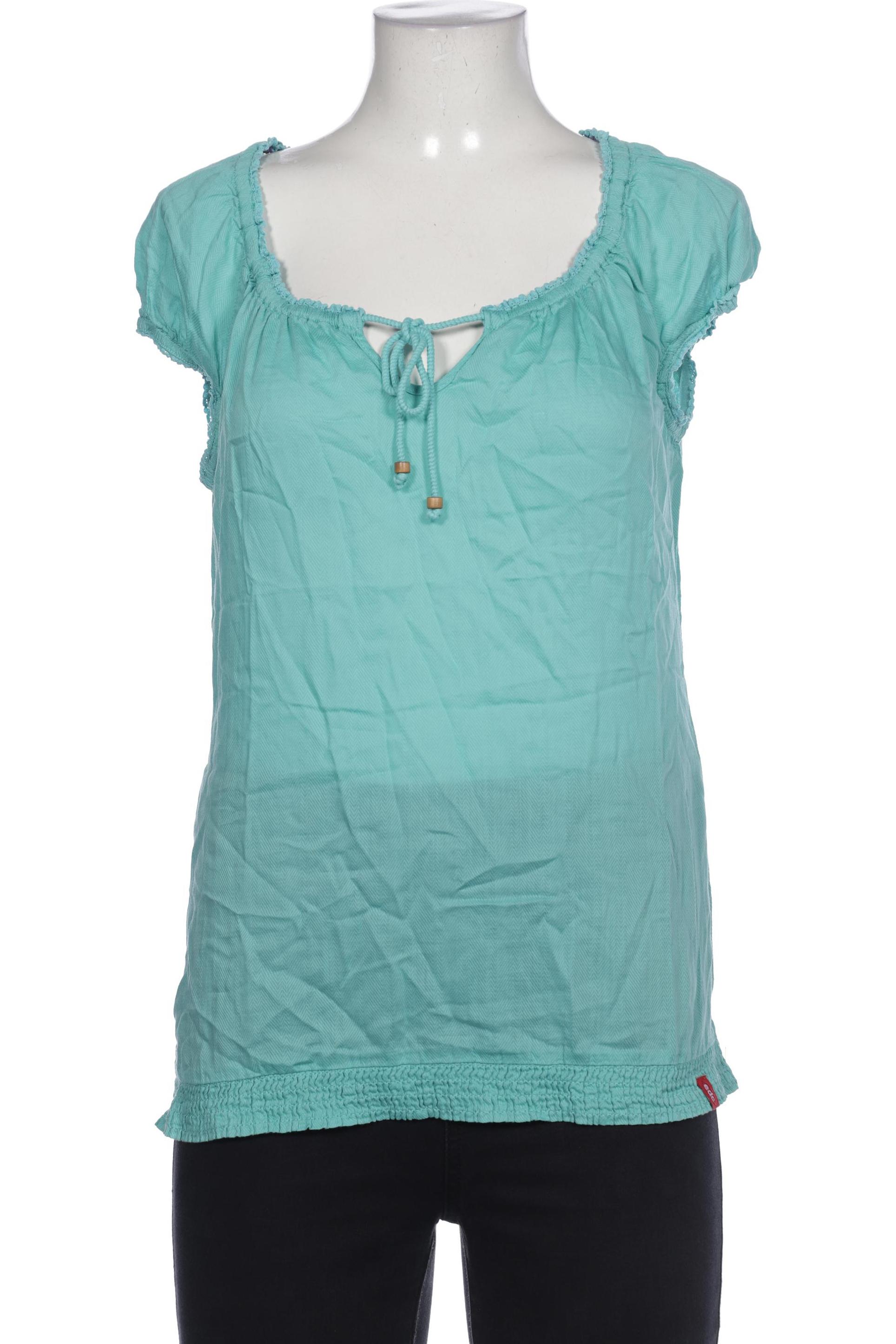 

edc by Esprit Damen Bluse, türkis, Gr. 38