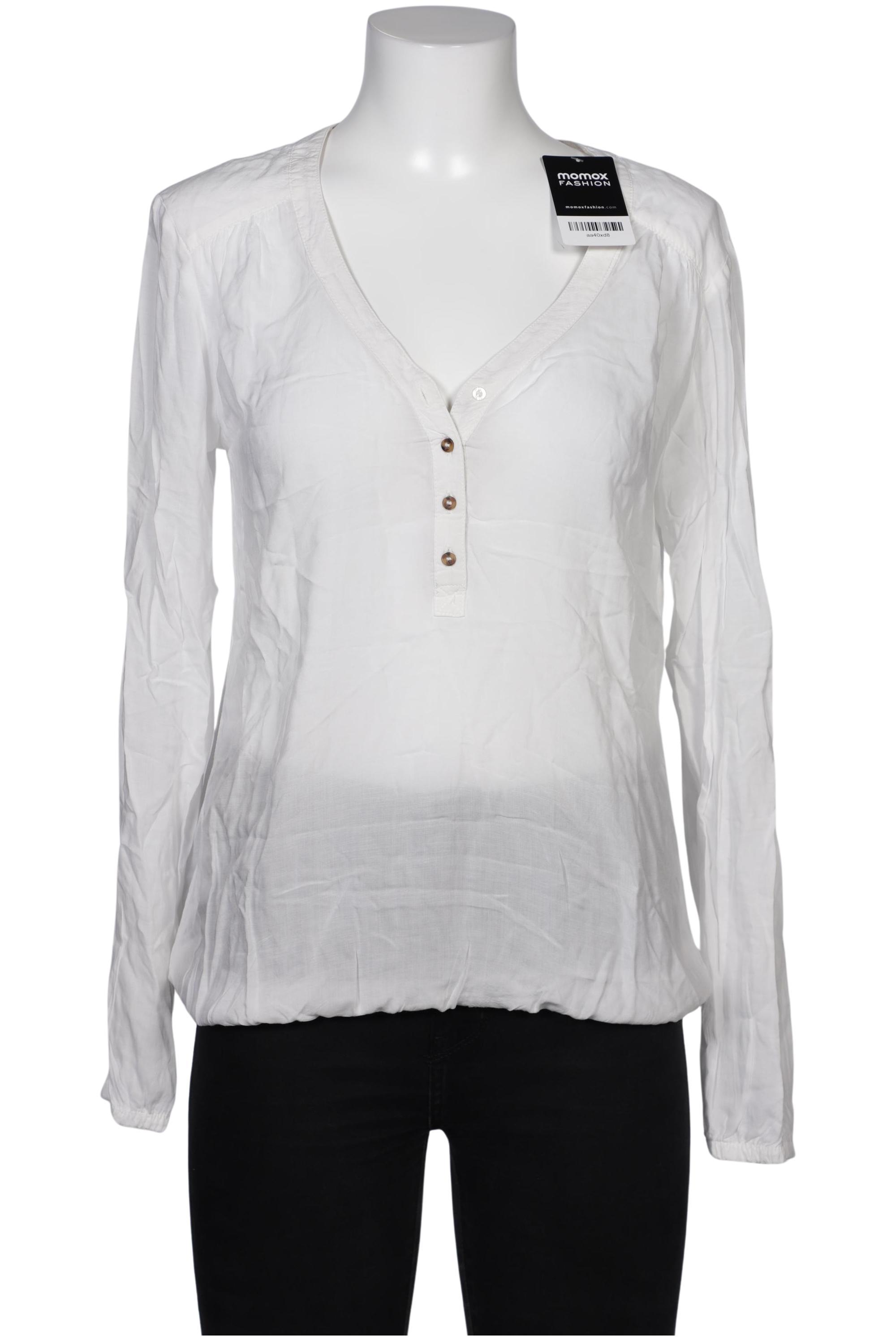 

edc by Esprit Damen Bluse, weiß, Gr. 38