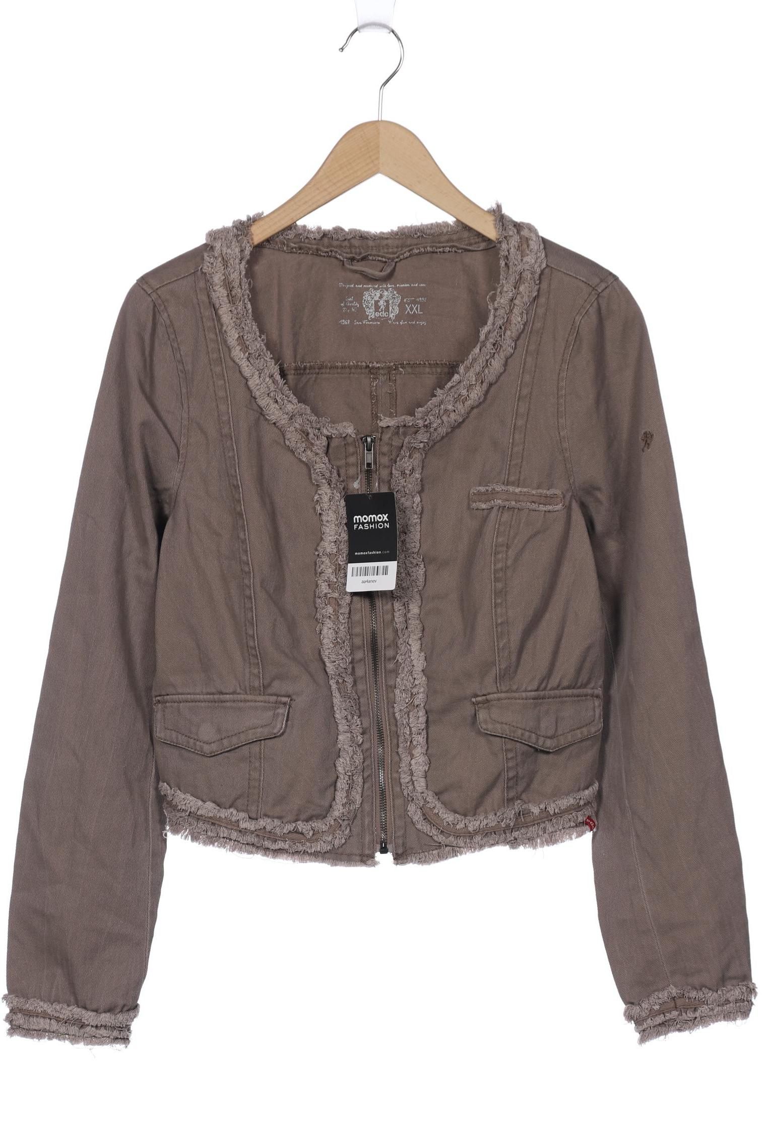 

edc by Esprit Damen Jacke, braun, Gr. 46