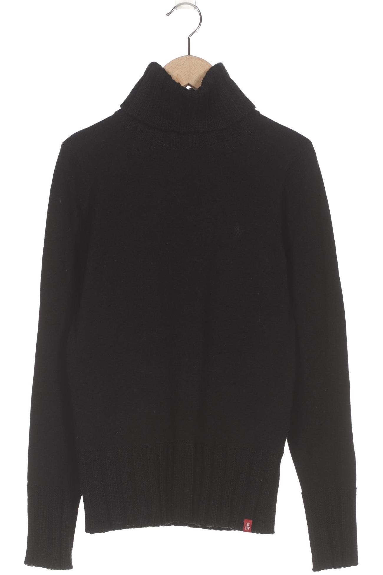 

edc by Esprit Damen Pullover, schwarz, Gr. 36