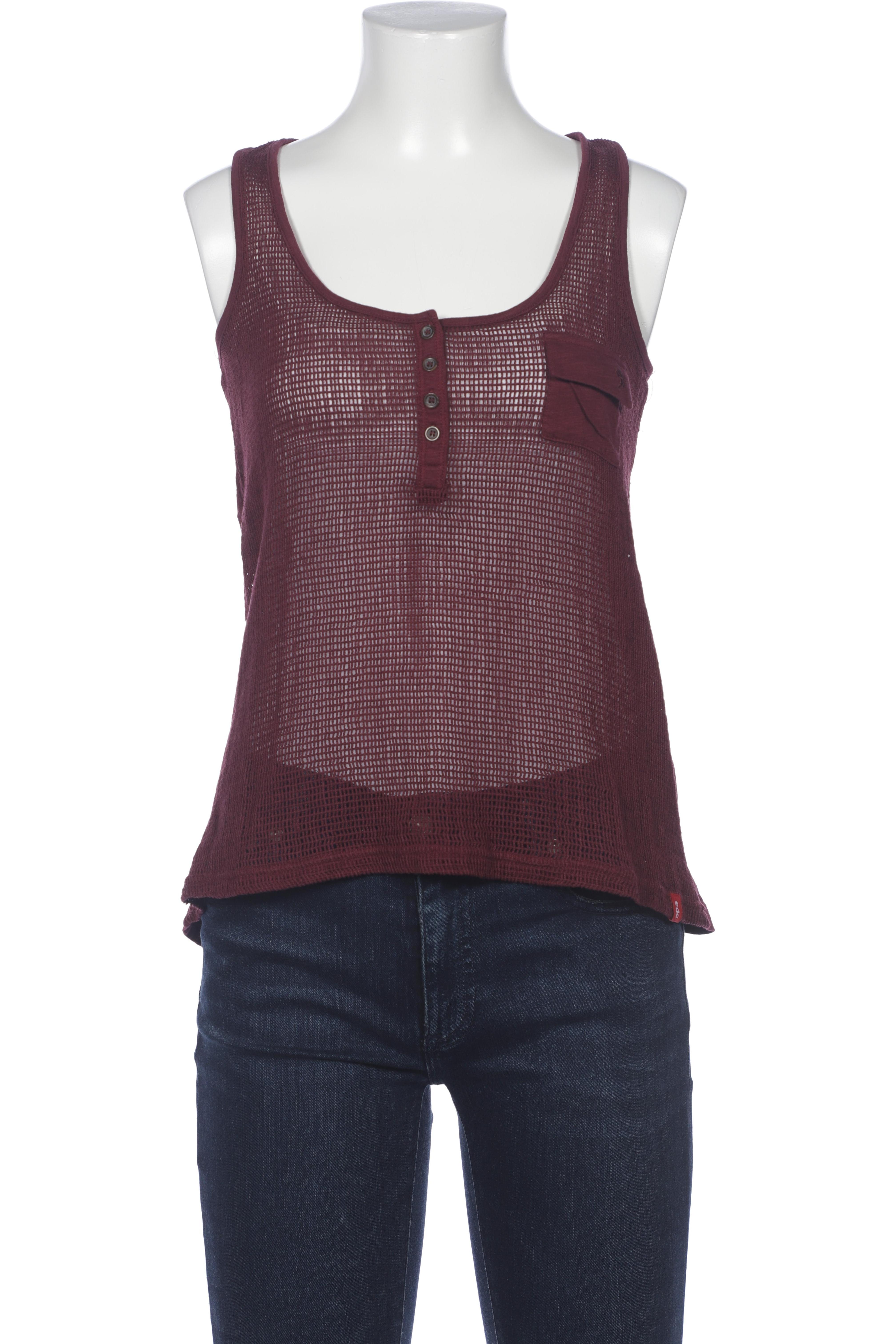 

edc by Esprit Damen Top, bordeaux, Gr. 38