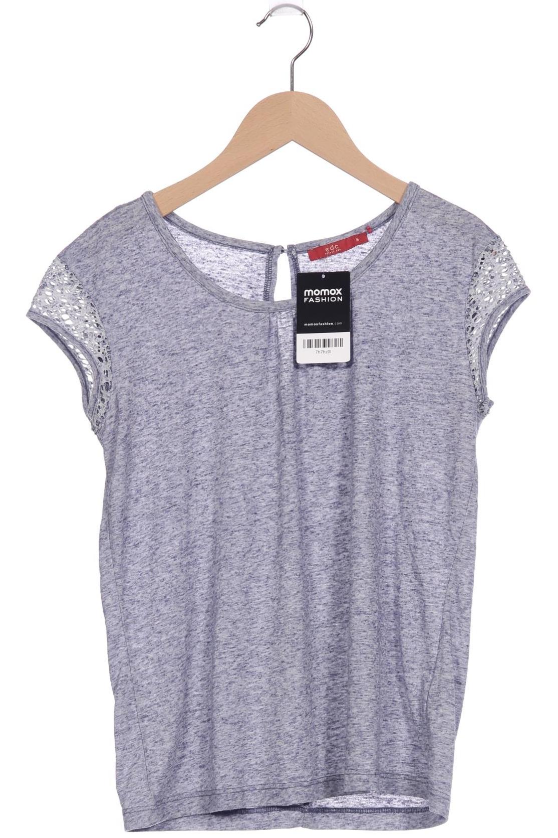 

edc by Esprit Damen T-Shirt, blau, Gr. 36