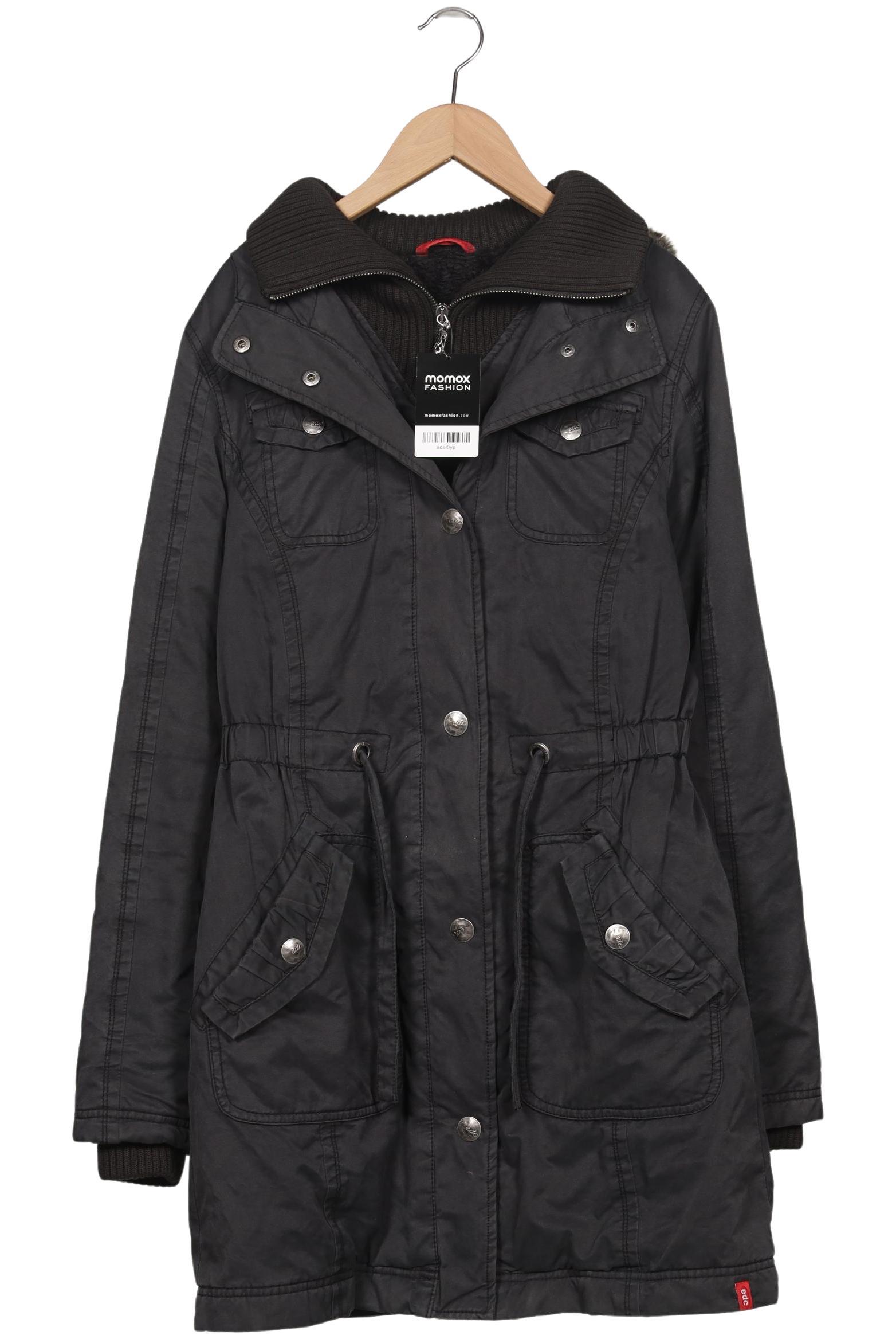 

edc by Esprit Damen Mantel, grau, Gr. 38