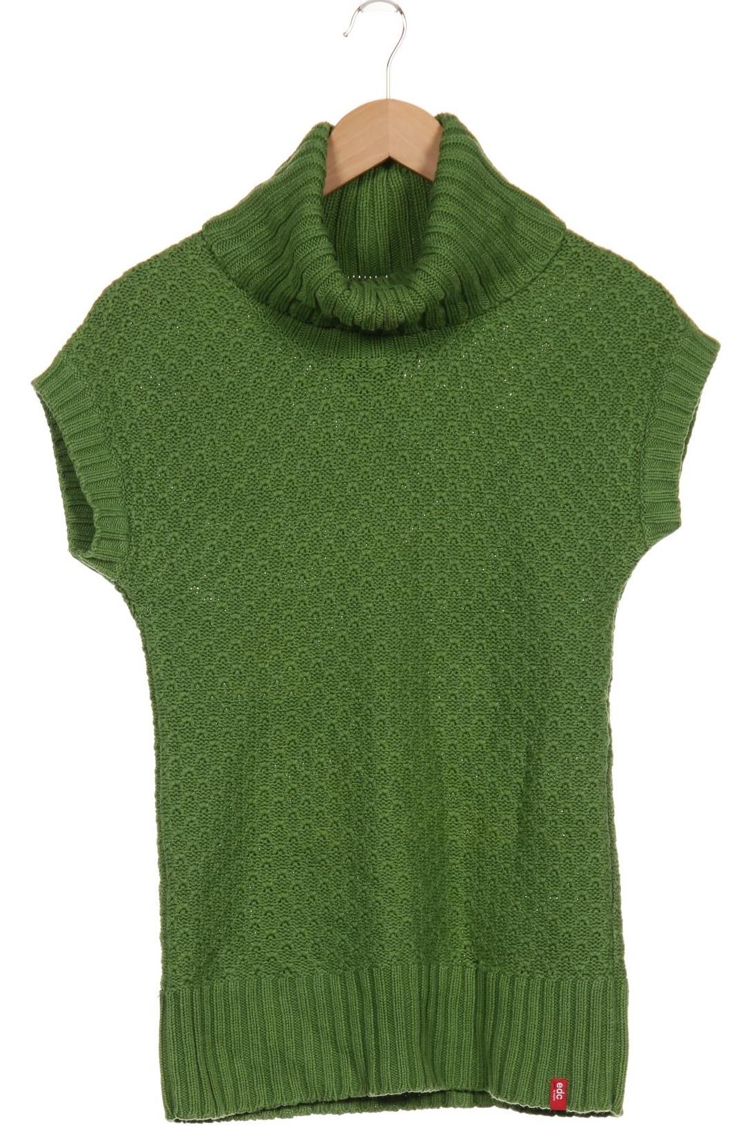 

edc by Esprit Damen Pullover, grün, Gr. 38