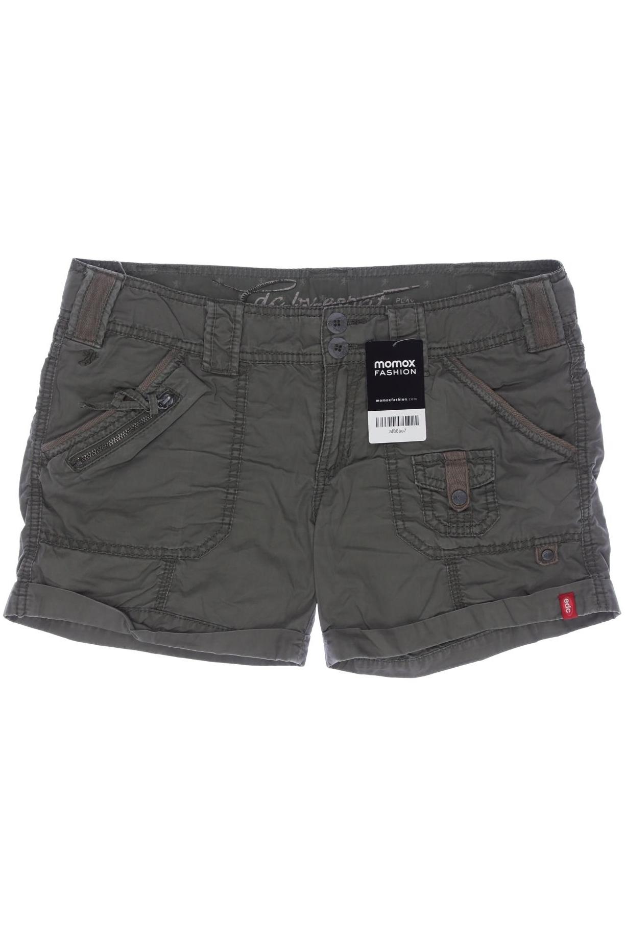 

edc by Esprit Damen Shorts, grün, Gr. 38
